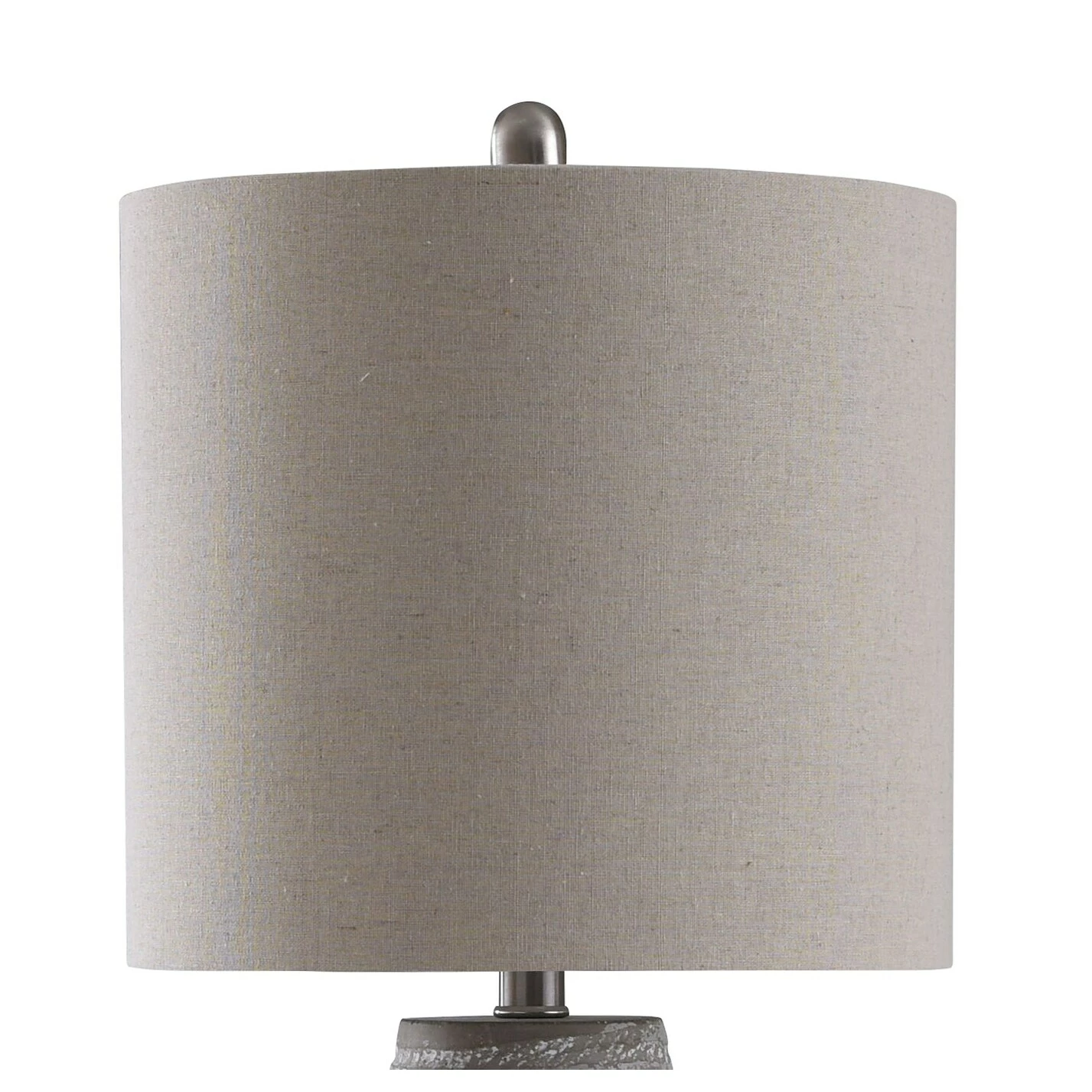 Best reviews of 𧨠StyleCraft Home Collection StyleCraft Aaron Gray Washed Table Lamp - Beige Shade ⨠- Image 3