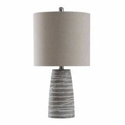Best reviews of 🧨 StyleCraft Home Collection StyleCraft Aaron Gray Washed Table Lamp - Beige Shade ✨