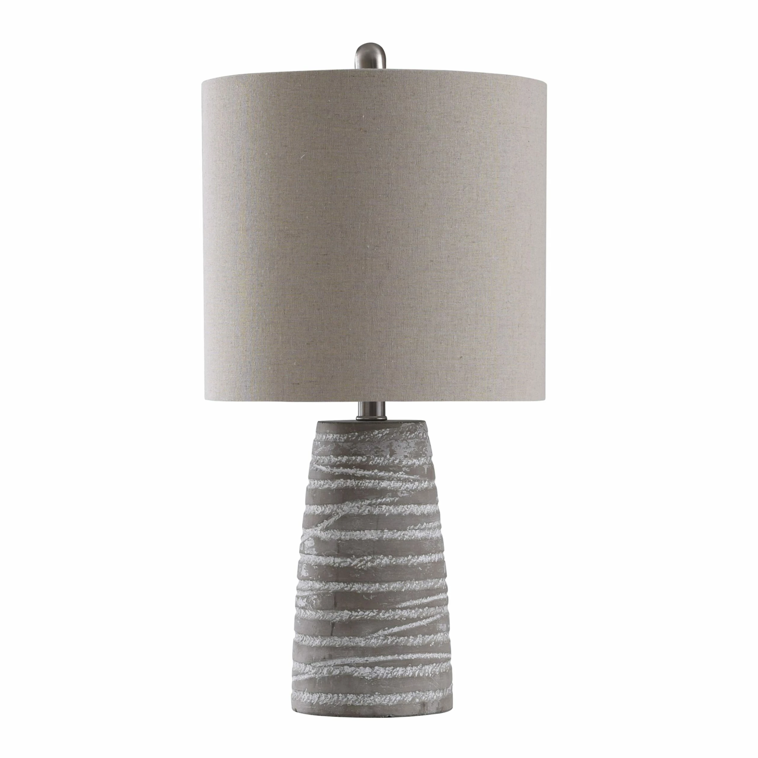 Best reviews of 𧨠StyleCraft Home Collection StyleCraft Aaron Gray Washed Table Lamp - Beige Shade β¨