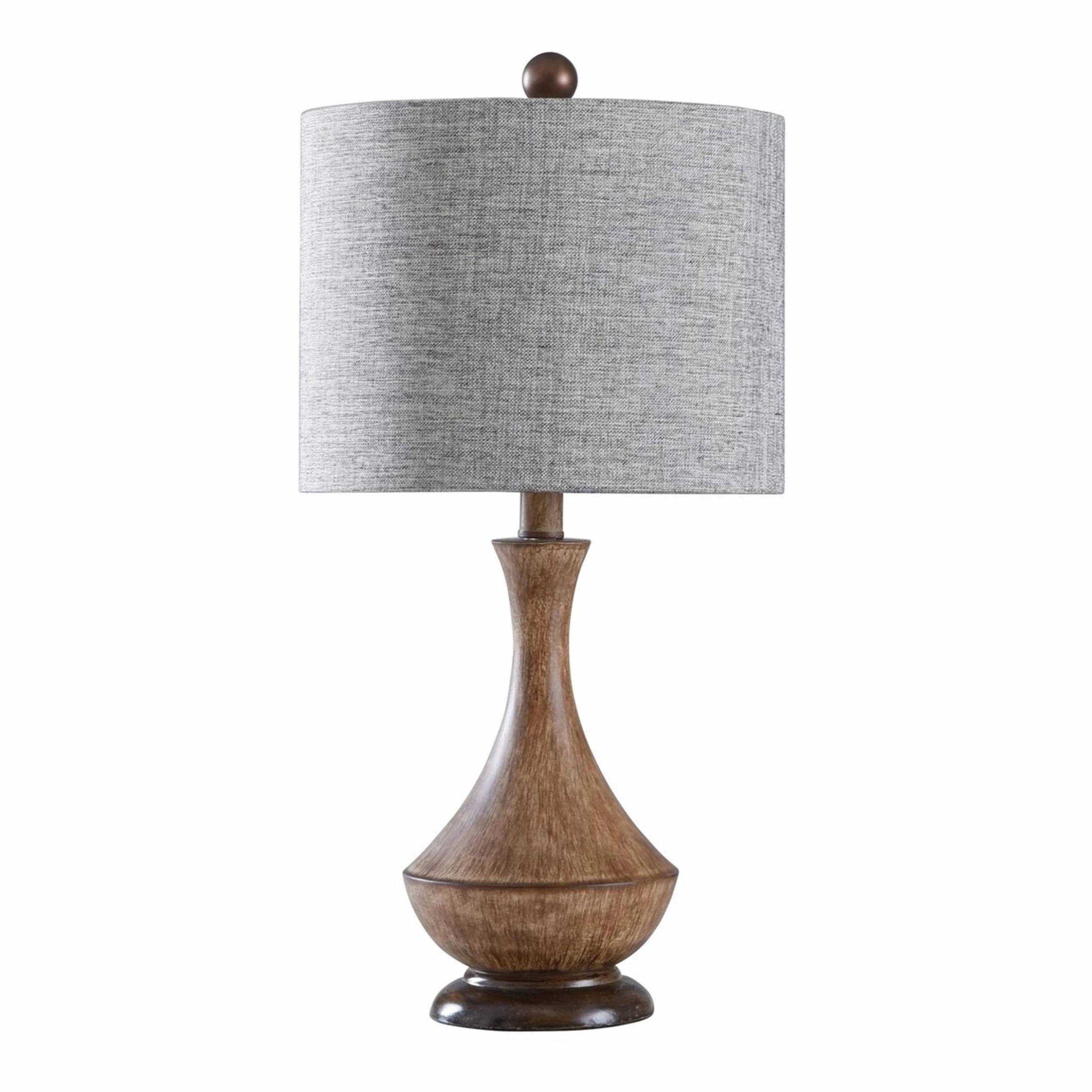 Discount ๐ StyleCraft Home Collection StyleCraft Adrian Painted Light Brown Table Lamp - Heathered Chocolate Shade โจ
