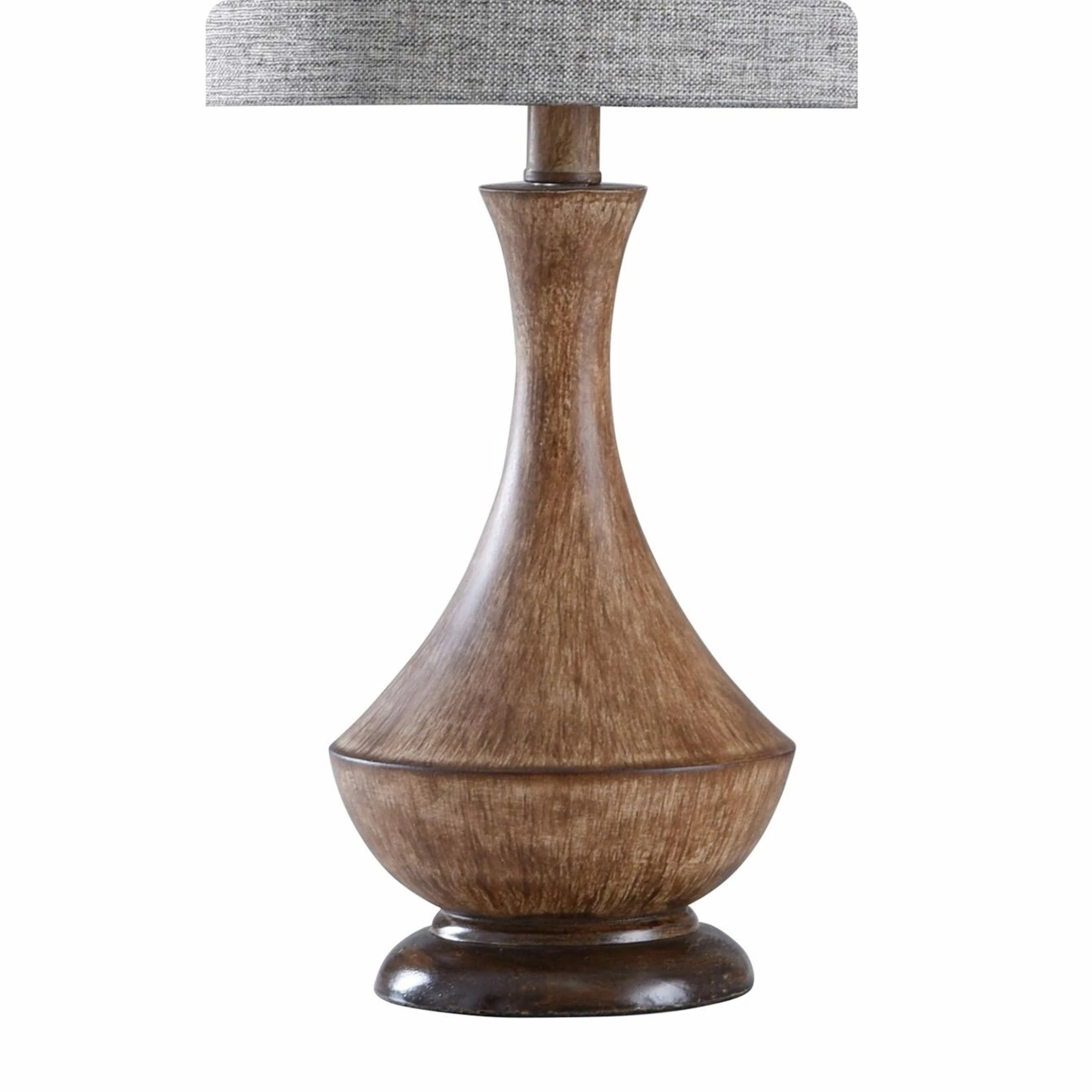 Discount ๐ StyleCraft Home Collection StyleCraft Adrian Painted Light Brown Table Lamp - Heathered Chocolate Shade โจ - Image 4