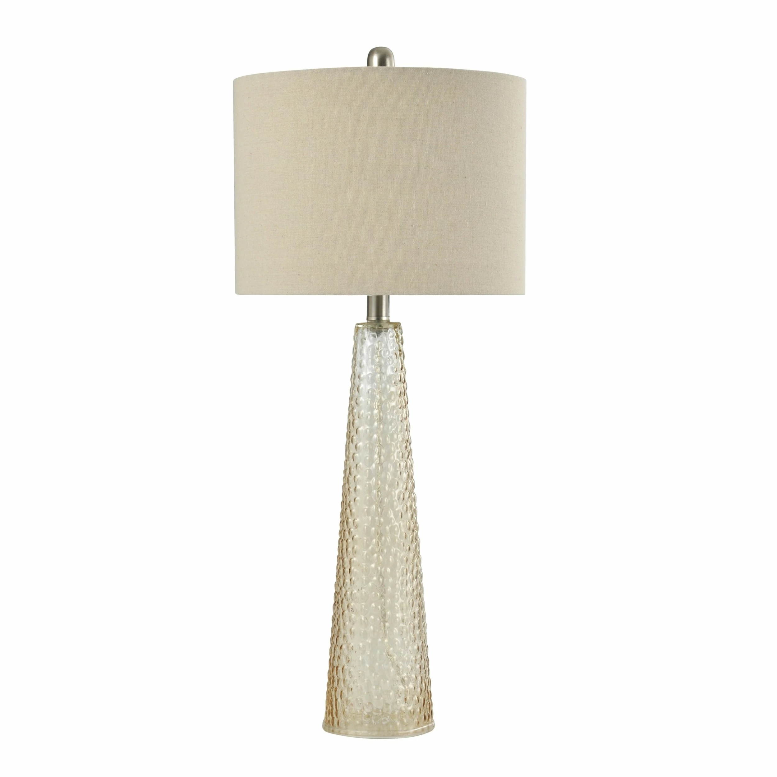 Budget β¨ StyleCraft Home Collection StyleCraft Amber Mist Table Lamp - Cream Hardback Fabric Shade π€©