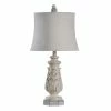 Flash Sale 😀 StyleCraft Home Collection StyleCraft Anastasia Gray Wash Table Lamp - Beige Shade 🔔