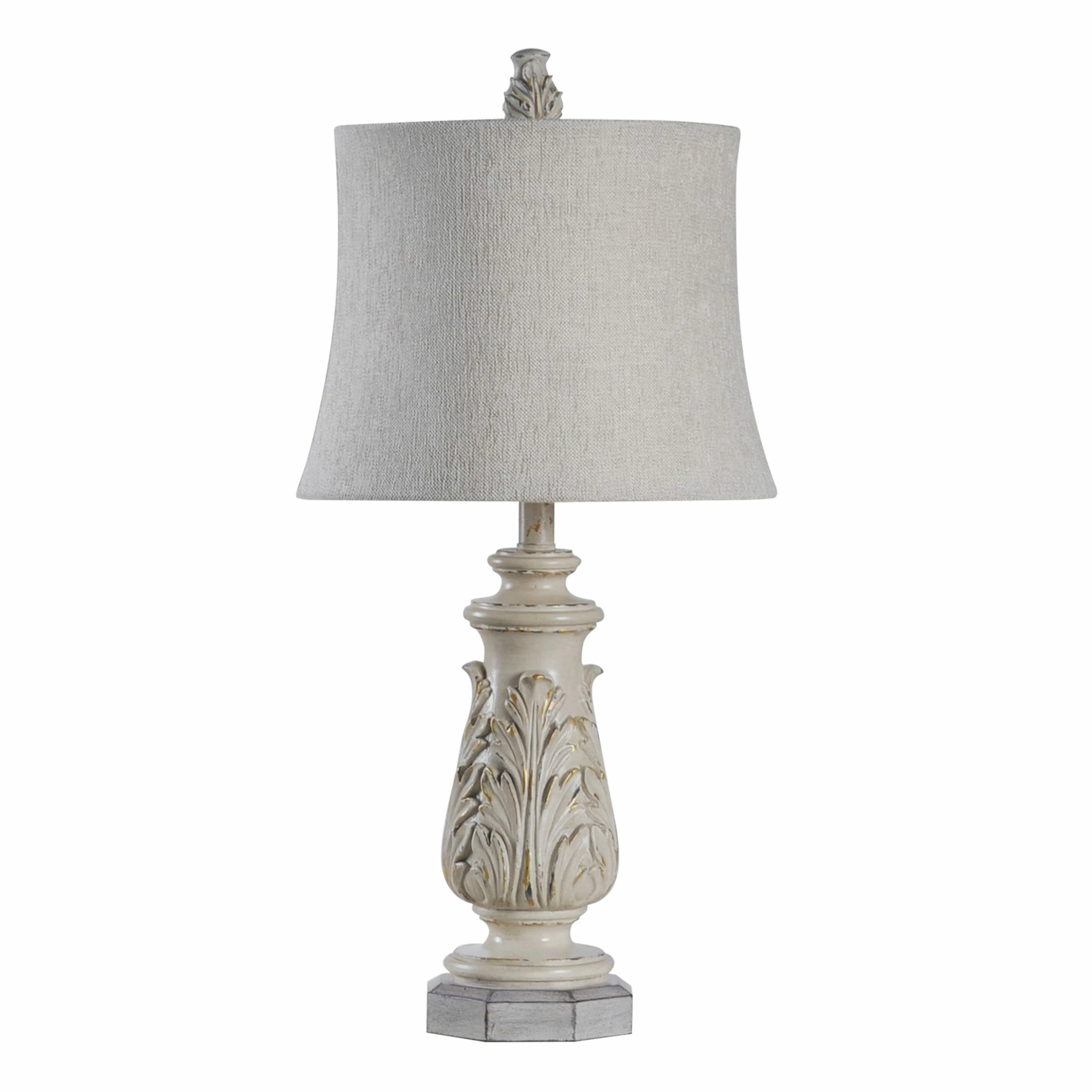 Flash Sale ๐ StyleCraft Home Collection StyleCraft Anastasia Gray Wash Table Lamp - Beige Shade ๐