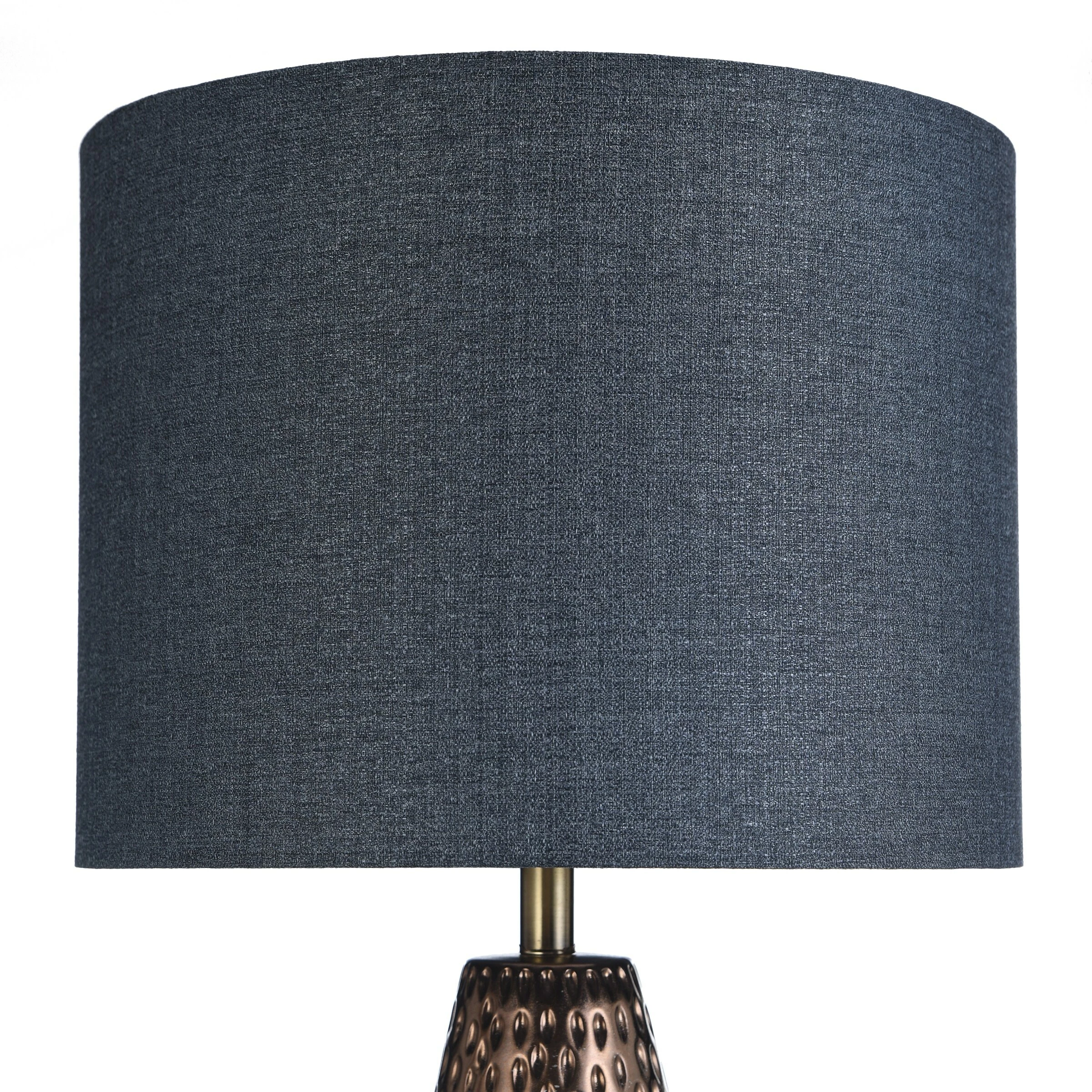 New π€© StyleCraft Home Collection StyleCraft Bedford Blue And Copper Table Lamp - Blue Shade π₯ - Image 4
