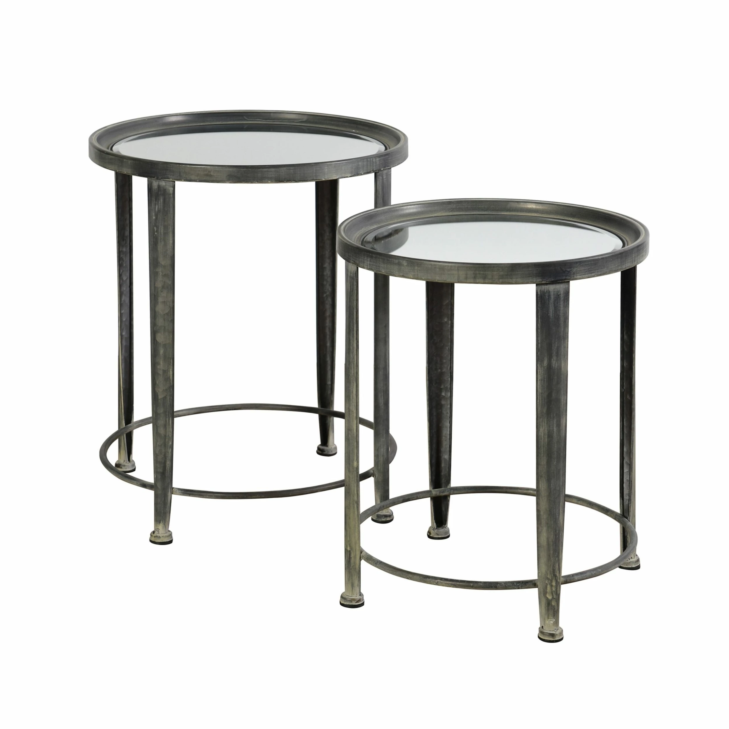 Wholesale π StyleCraft Home Collection StyleCraft Blackened Silver-Grey Nesting Round Side Tables π