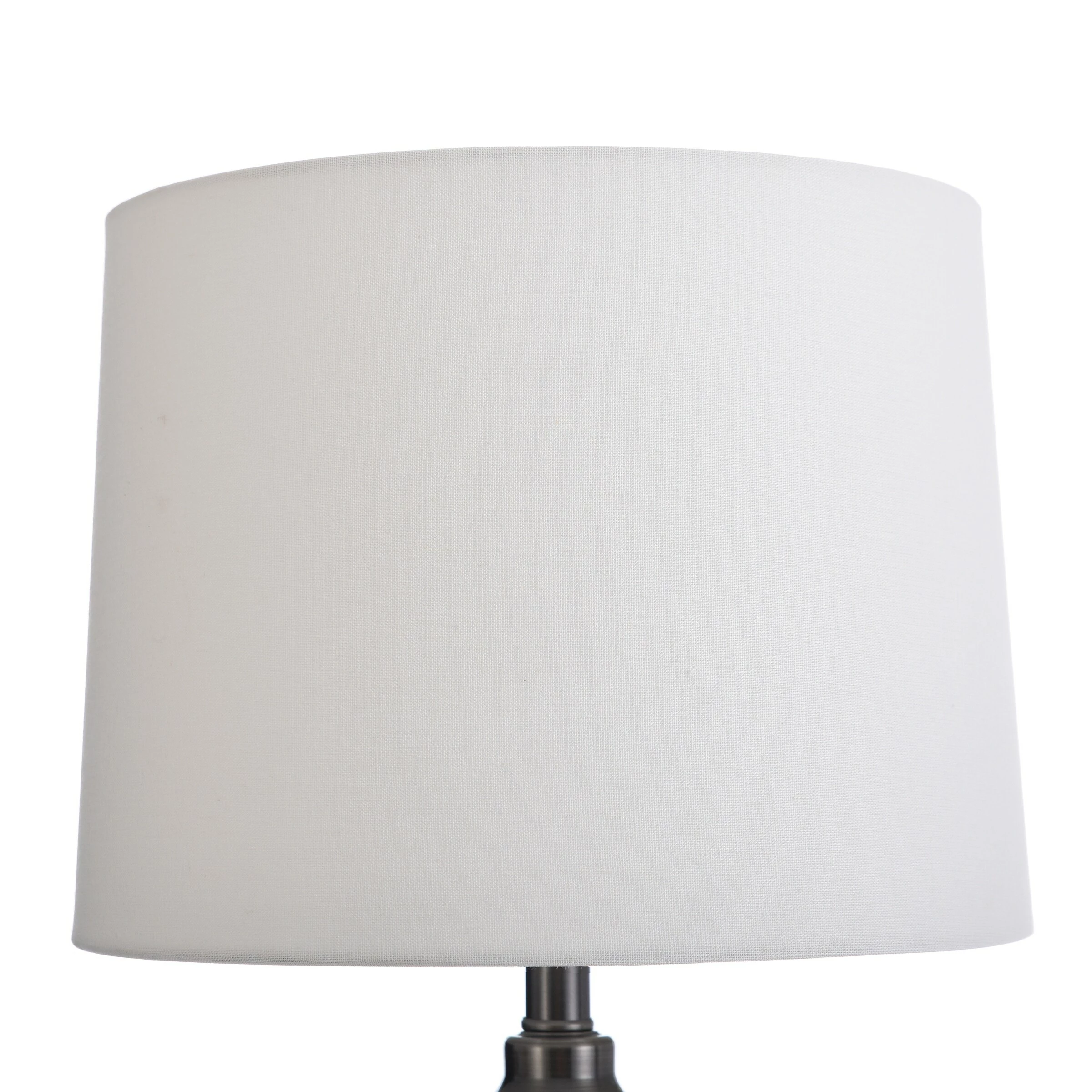 Best reviews of ๐คฉ StyleCraft Home Collection StyleCraft Brushed Steel Base Switch USB Port Table Lamp - White Hardback Fabric Shade โญ - Image 5
