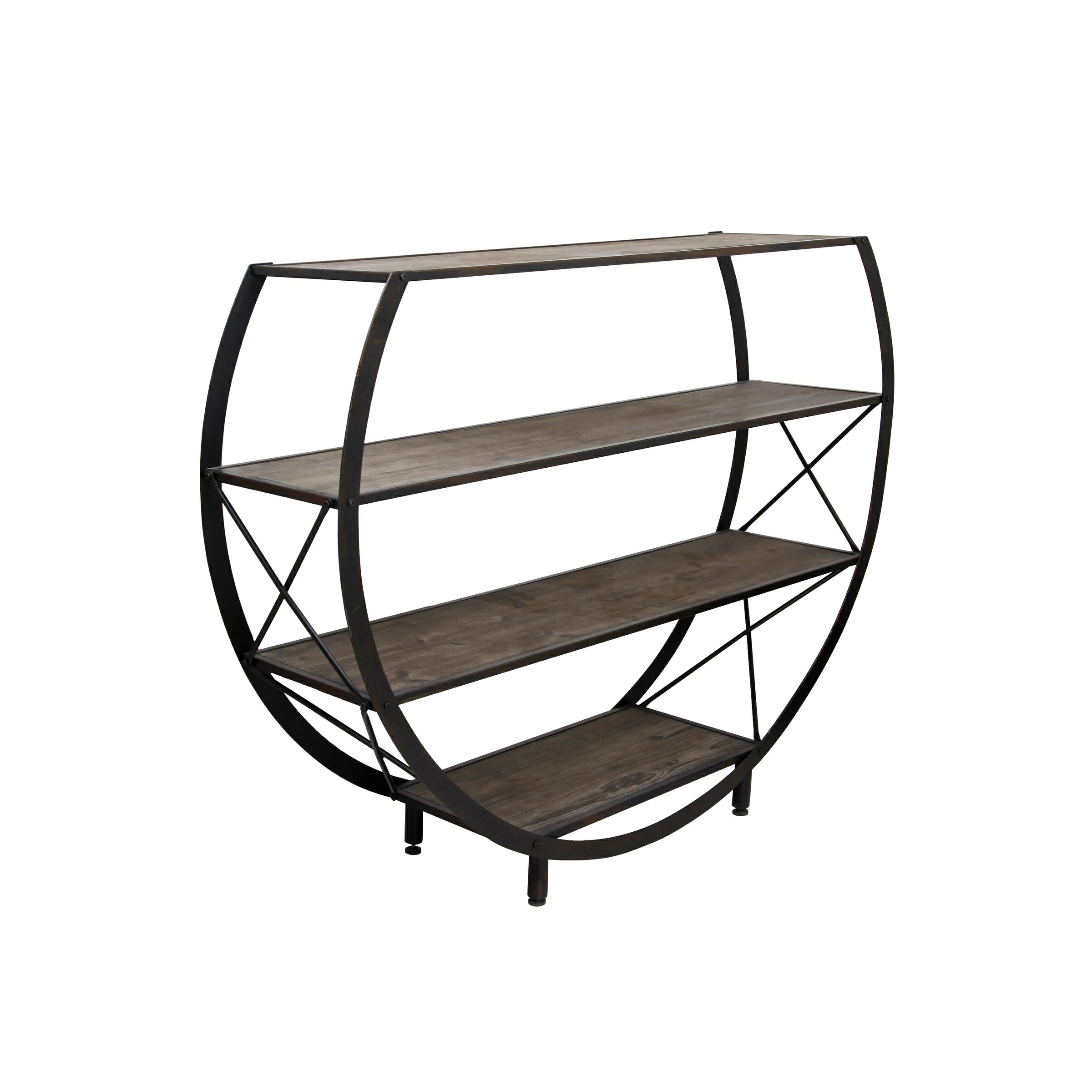 Brand new โจ StyleCraft Home Collection StyleCraft Bryan Keith Santa Monica Circle Bookcase ๐