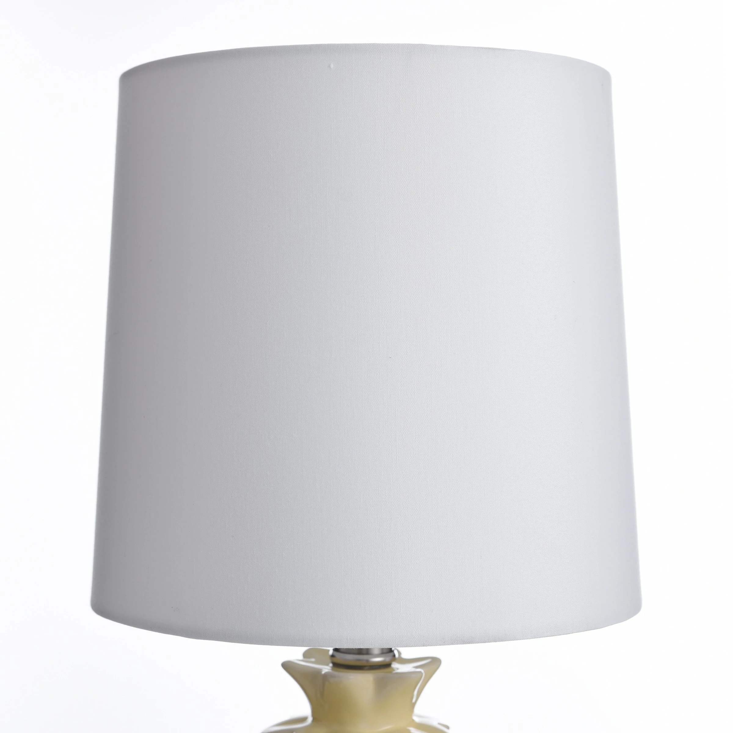 Coupon ๐ StyleCraft Home Collection StyleCraft Ceramic Yellow Table Lamp - White Hardback Fabric Shade โค๏ธ - Image 4