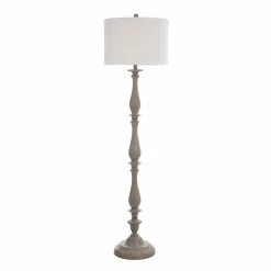 Top 10 🤩 StyleCraft Home Collection StyleCraft Charlton Distressed Gray Table Lamp - Taupe Hardback Silk Shade ✨