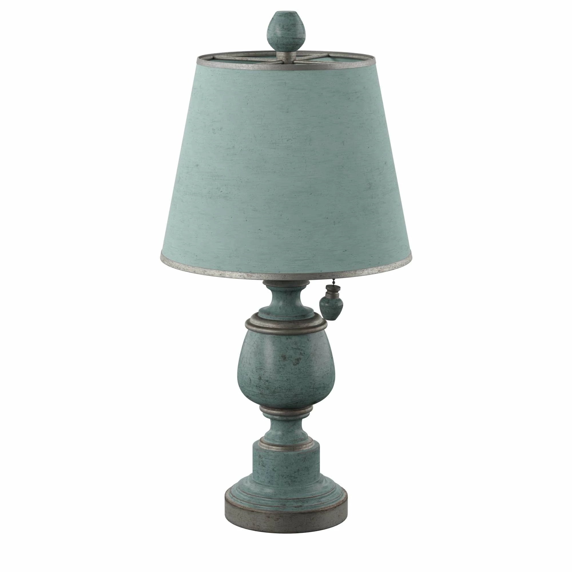 New 😍 StyleCraft Home Collection StyleCraft Chelsea Blue Accent Table Lamp - Chelsea Blue Hardback Fabric Shade ✔️ - Image 6