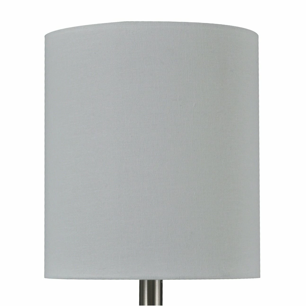 Outlet ๐ StyleCraft Home Collection StyleCraft Clear Table Lamp - White Hardback Fabric Shade ๐ - Image 3