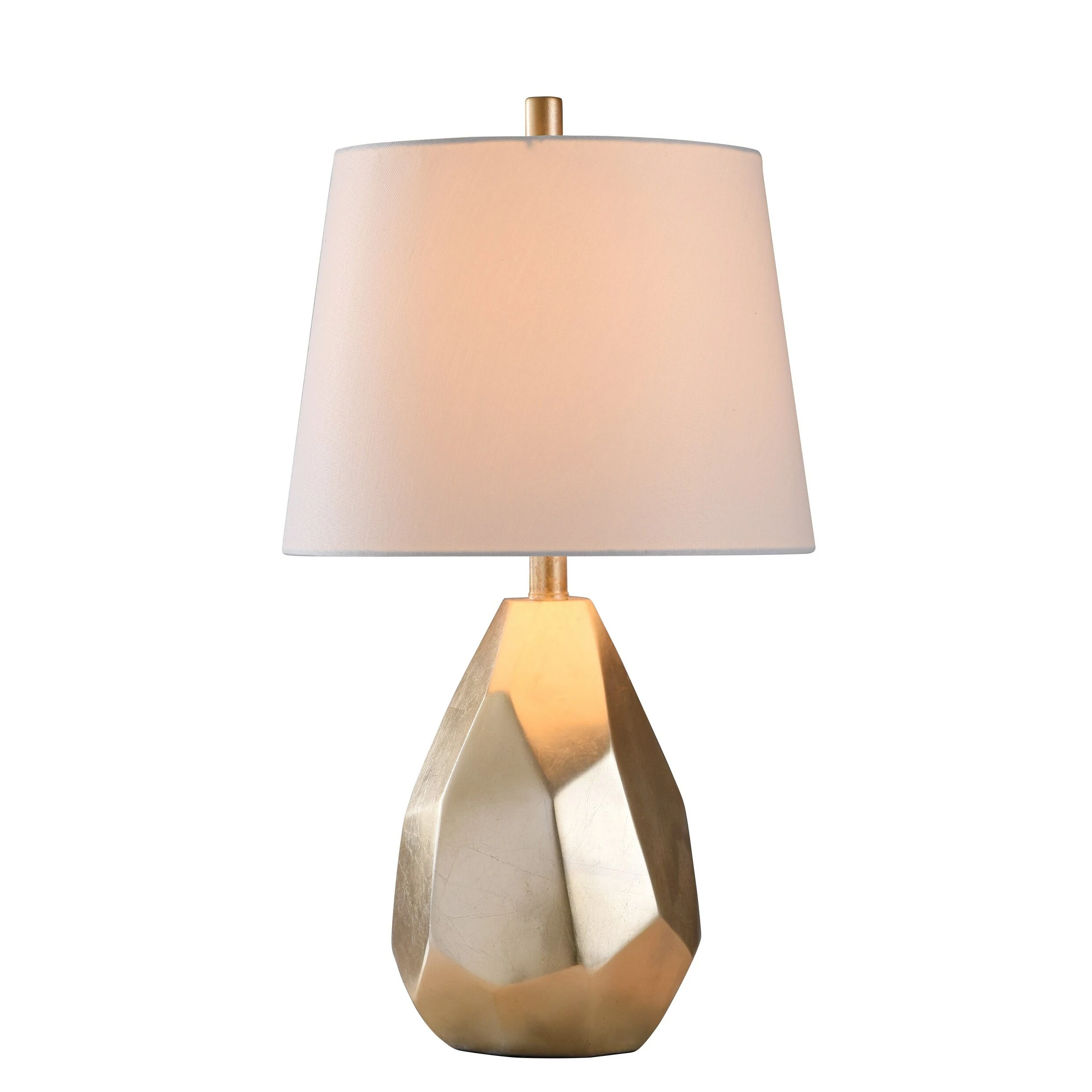 Best Sale โญ StyleCraft Home Collection StyleCraft Declan Gold Table Lamp - Brussels Off White Shade ๐ - Image 2