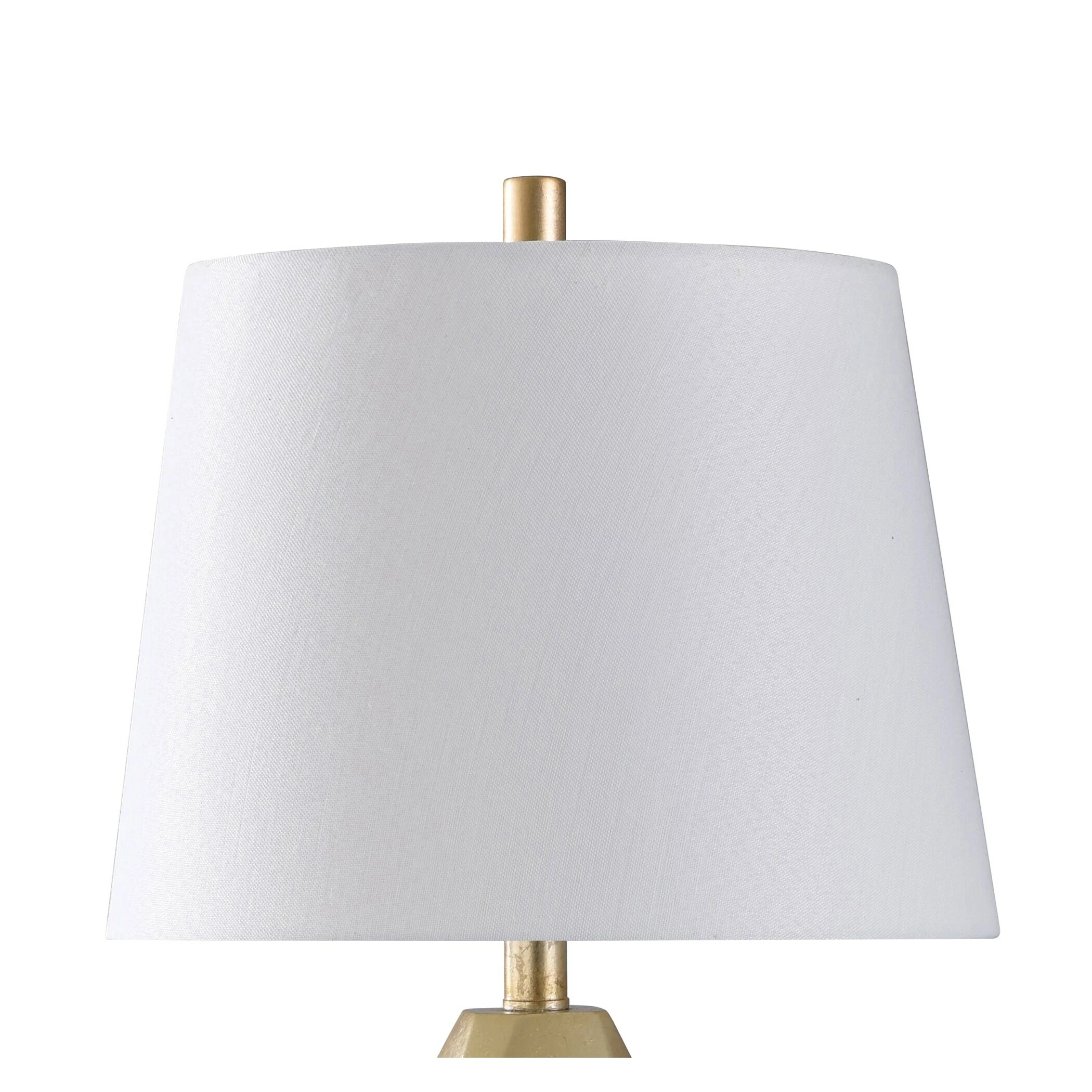 Best Sale โญ StyleCraft Home Collection StyleCraft Declan Gold Table Lamp - Brussels Off White Shade ๐ - Image 3