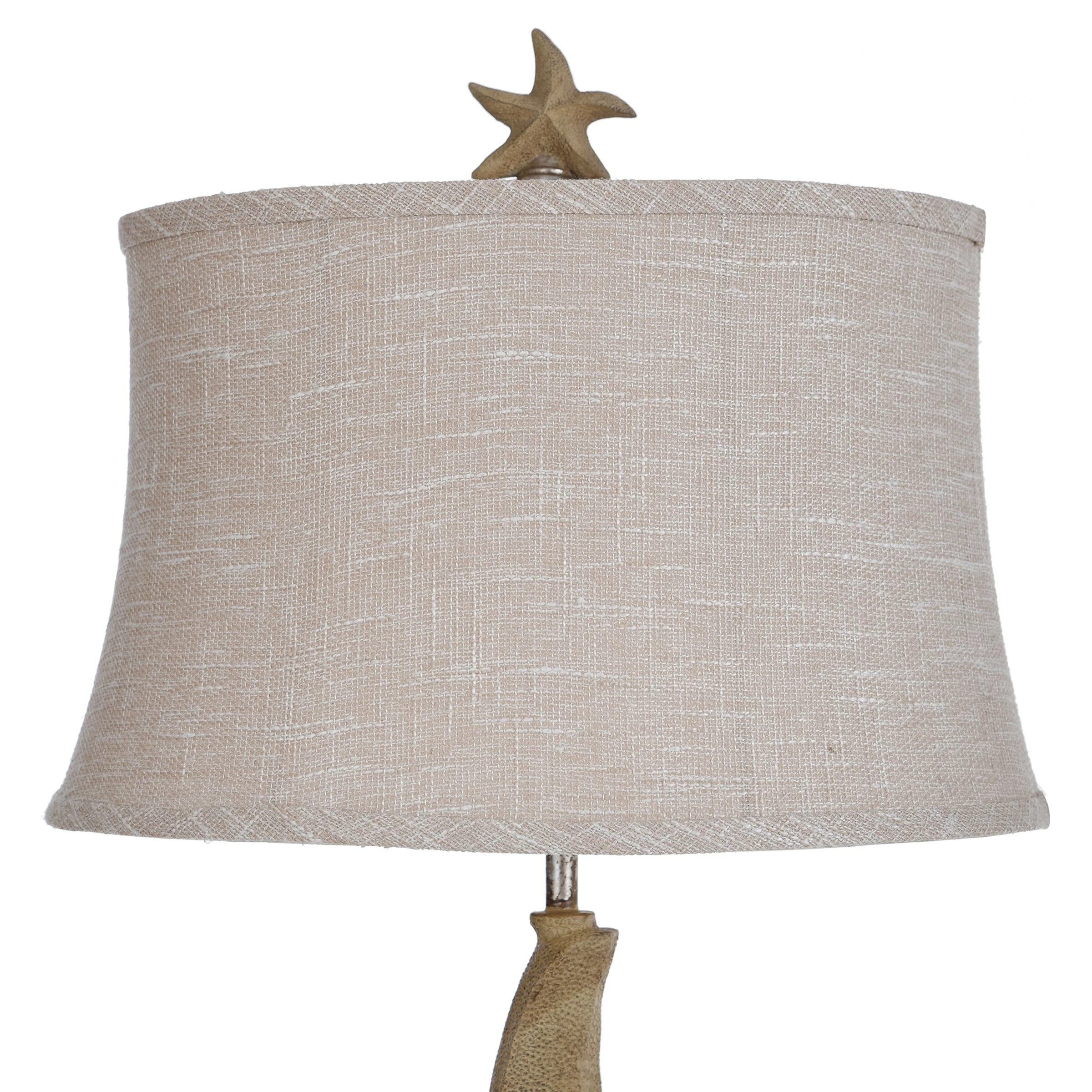 Budget β€οΈ StyleCraft Home Collection StyleCraft Florentine Sandstone Table Lamp - White Softback Fabric Shade π₯ - Image 4