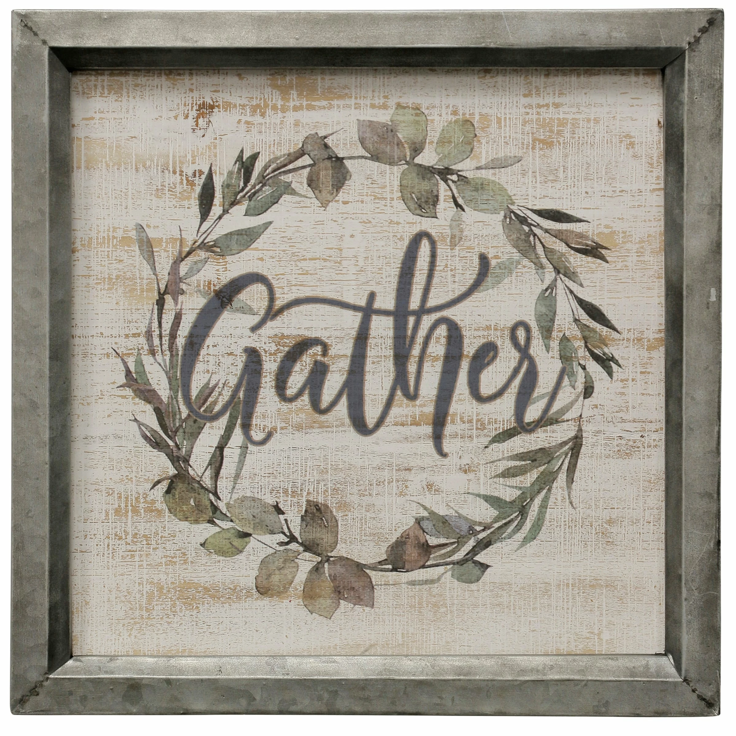 Best reviews of π StyleCraft Home Collection StyleCraft Gather Wreath Wall Art - White π