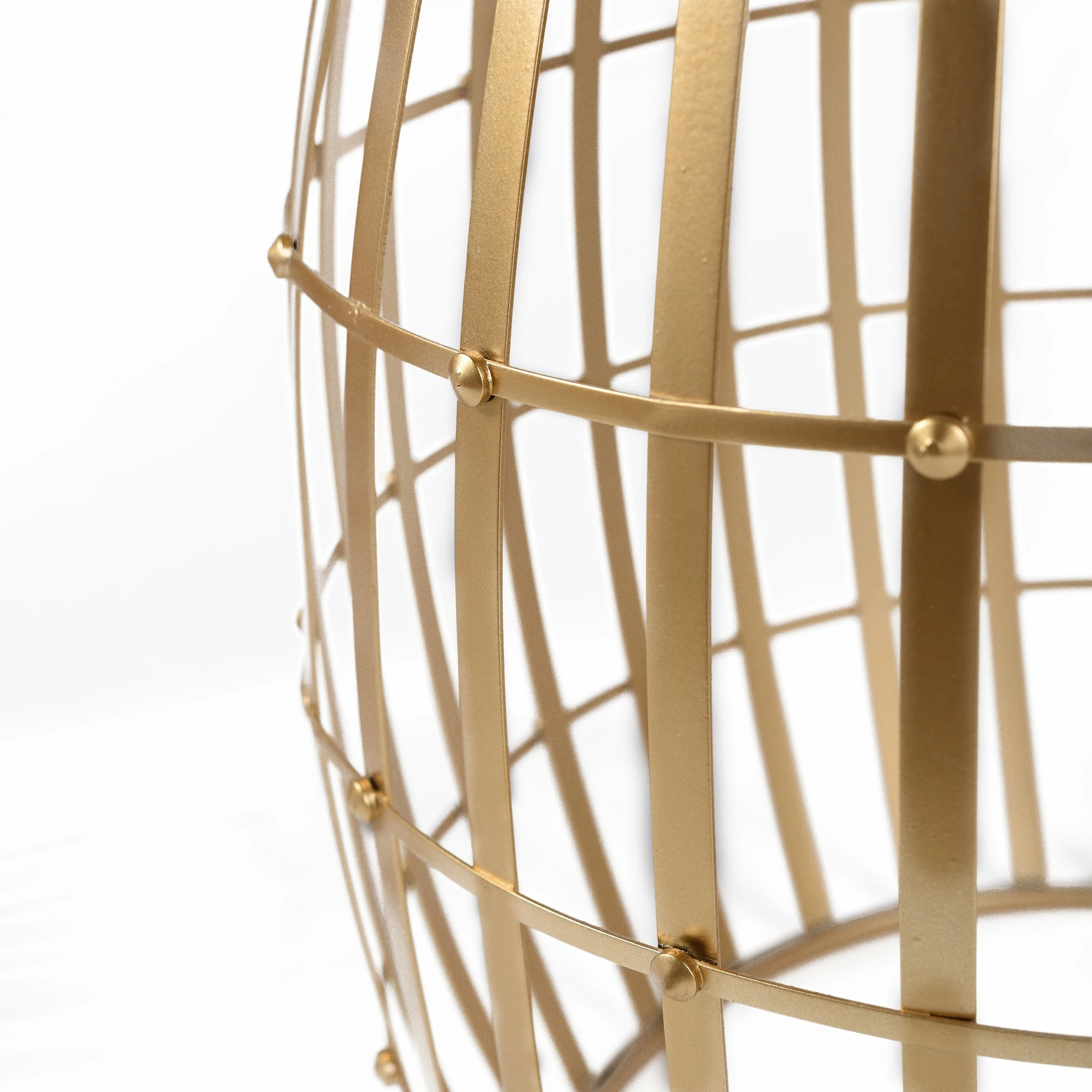 Coupon π StyleCraft Home Collection StyleCraft Gold Cage White Marble Top Nesting Tables (Set Of 2) π - Image 3