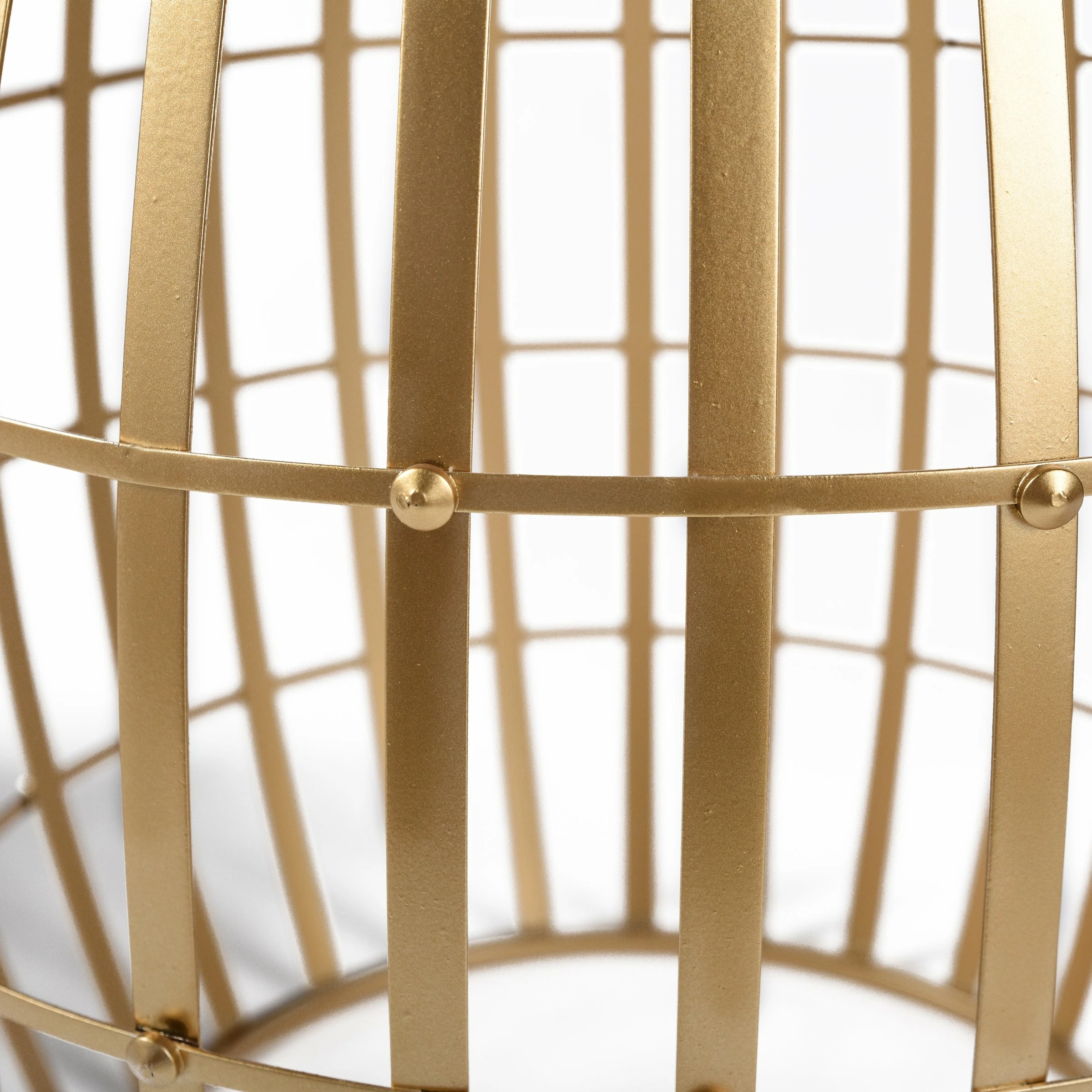 Coupon π StyleCraft Home Collection StyleCraft Gold Cage White Marble Top Nesting Tables (Set Of 2) π - Image 6