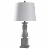 Hot Sale 🎁 StyleCraft Home Collection StyleCraft Greyson Grey Turned Style Cast Table Lamp ⌛
