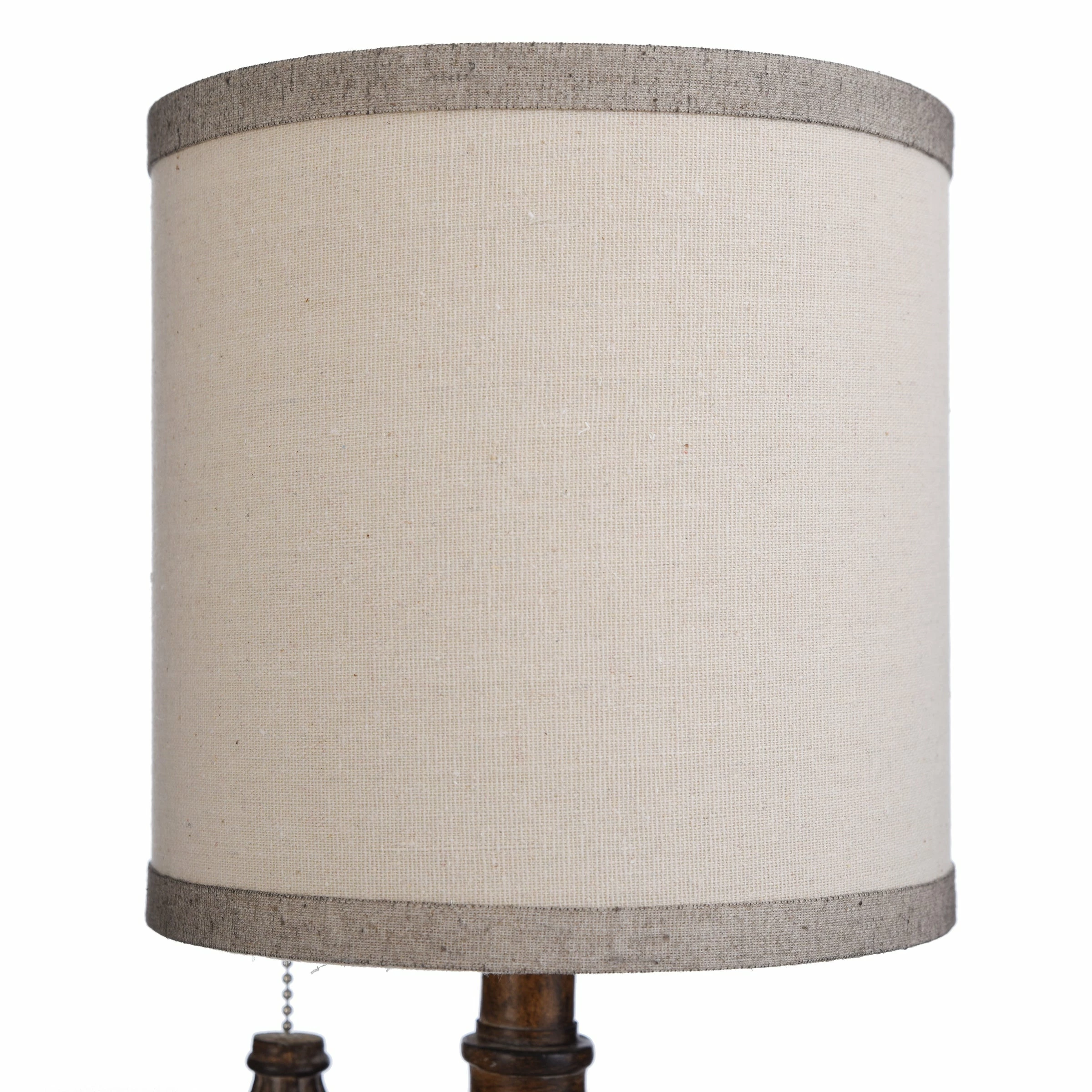 Discount ⭐ StyleCraft Home Collection StyleCraft Kerala Brown Table Lamp - White Hardback Fabric Shade 🧨 - Image 5