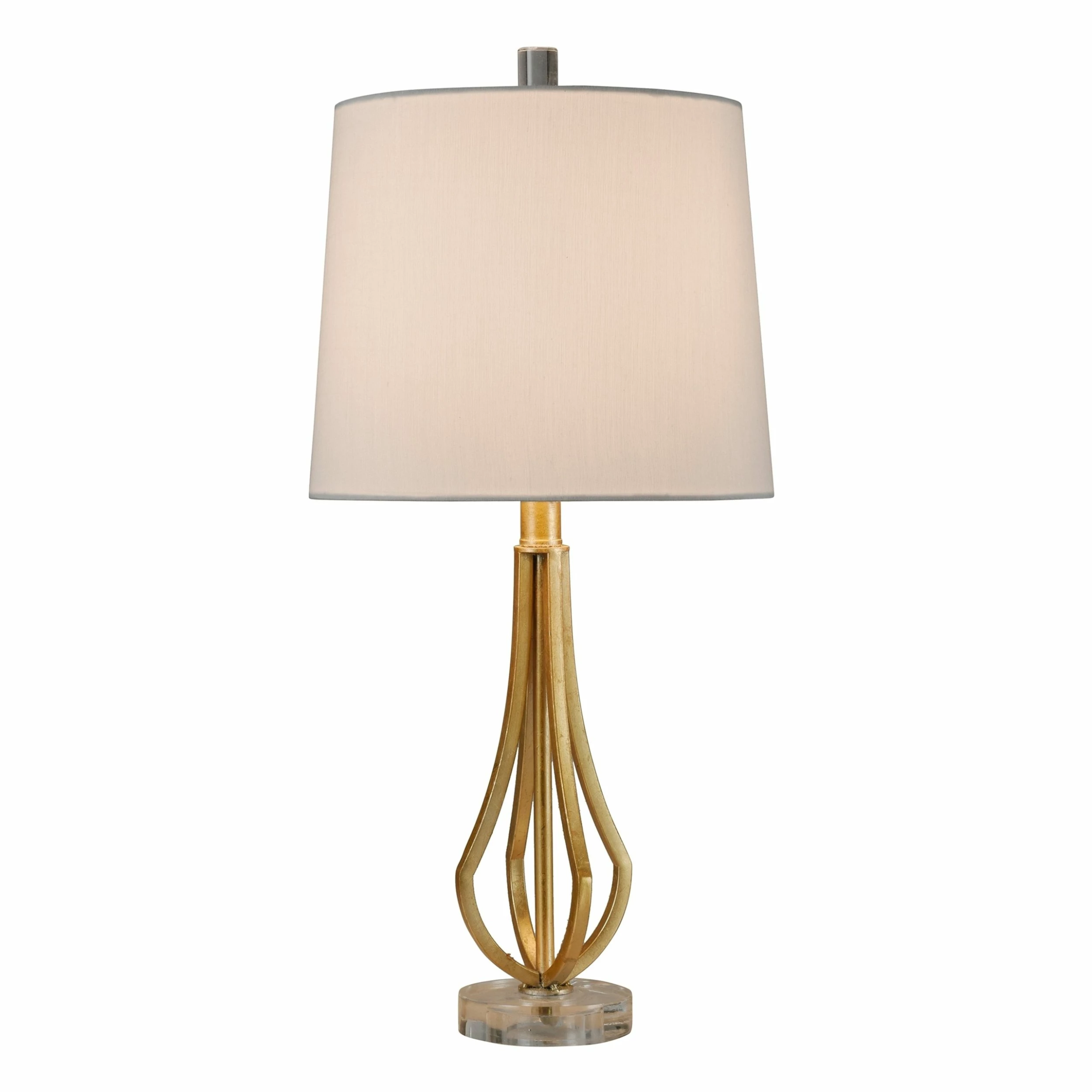 Best Pirce ๐ StyleCraft Home Collection StyleCraft Linda Antique Gold Table Lamp - Heavy White Shade ๐งจ - Image 2