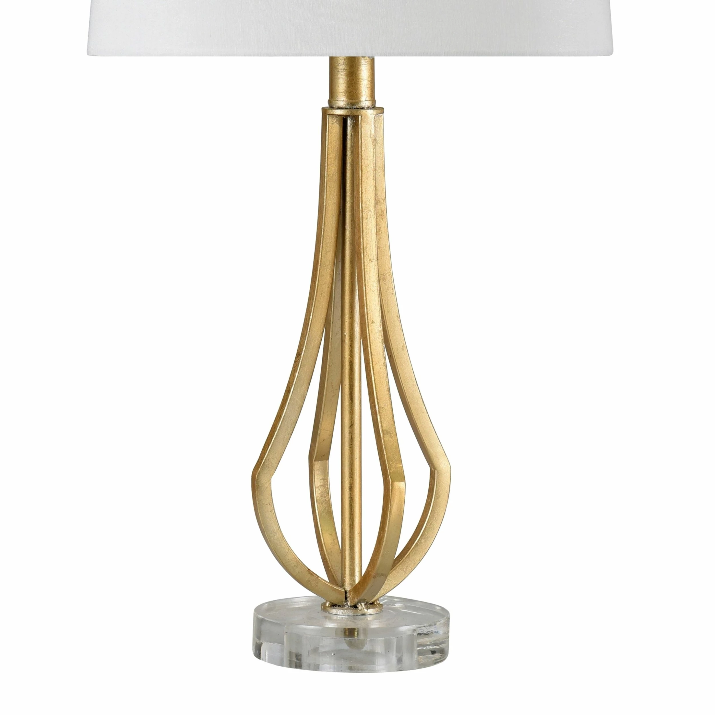 Best Pirce ๐ StyleCraft Home Collection StyleCraft Linda Antique Gold Table Lamp - Heavy White Shade ๐งจ - Image 4