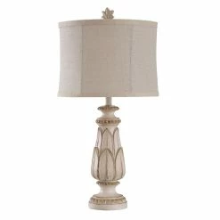 Discount 🔥 StyleCraft Home Collection StyleCraft Mackinaw Table Lamp - Beige Shade 🔔