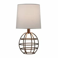 Hot Sale 😍 StyleCraft Home Collection StyleCraft Margaret Antique Speckled Gold Table Lamp - Brussels Off White Shade 🎁