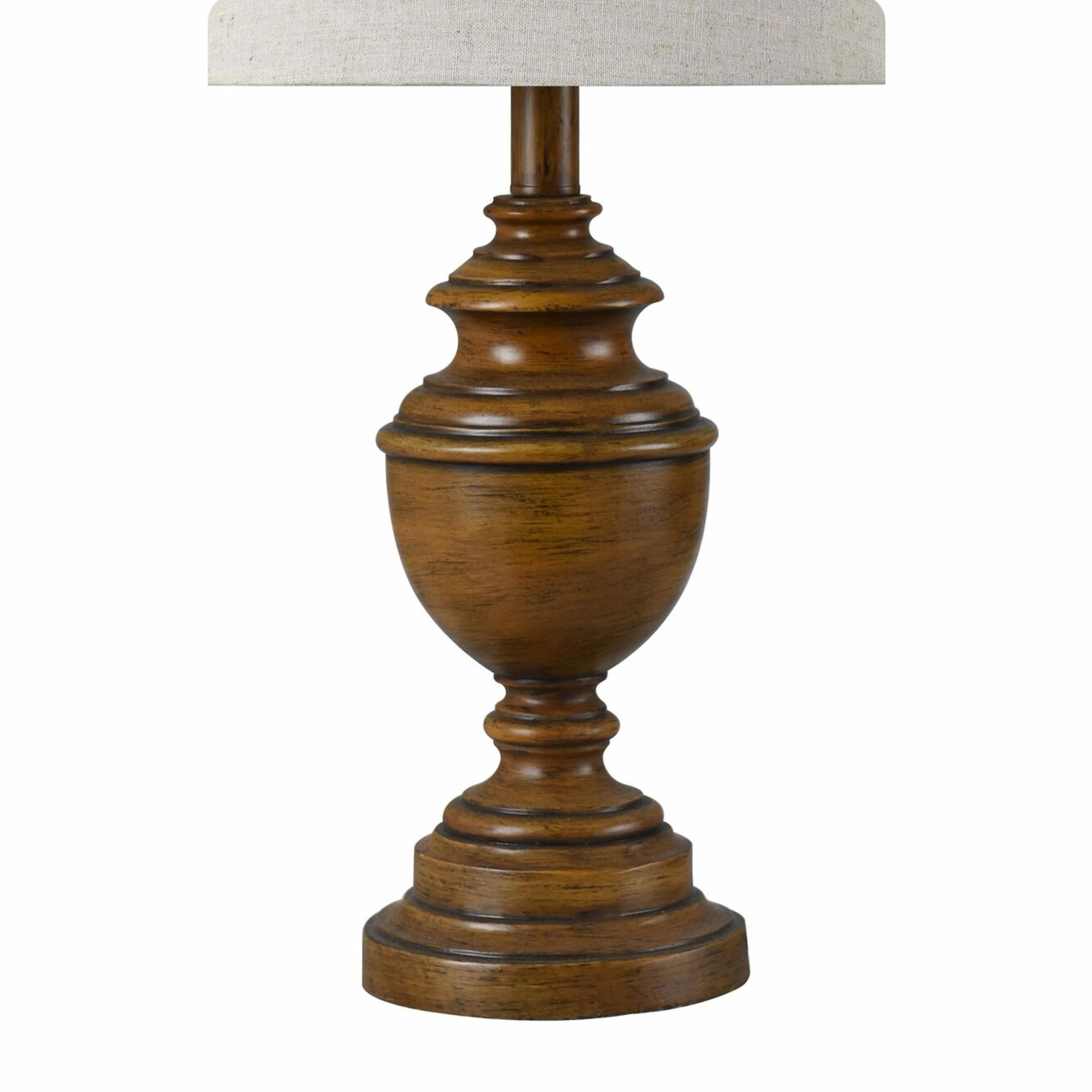 Cheap ๐ StyleCraft Home Collection StyleCraft Marion French Oak Table Lamp - Heathered Light Beige Shade ๐งจ - Image 3