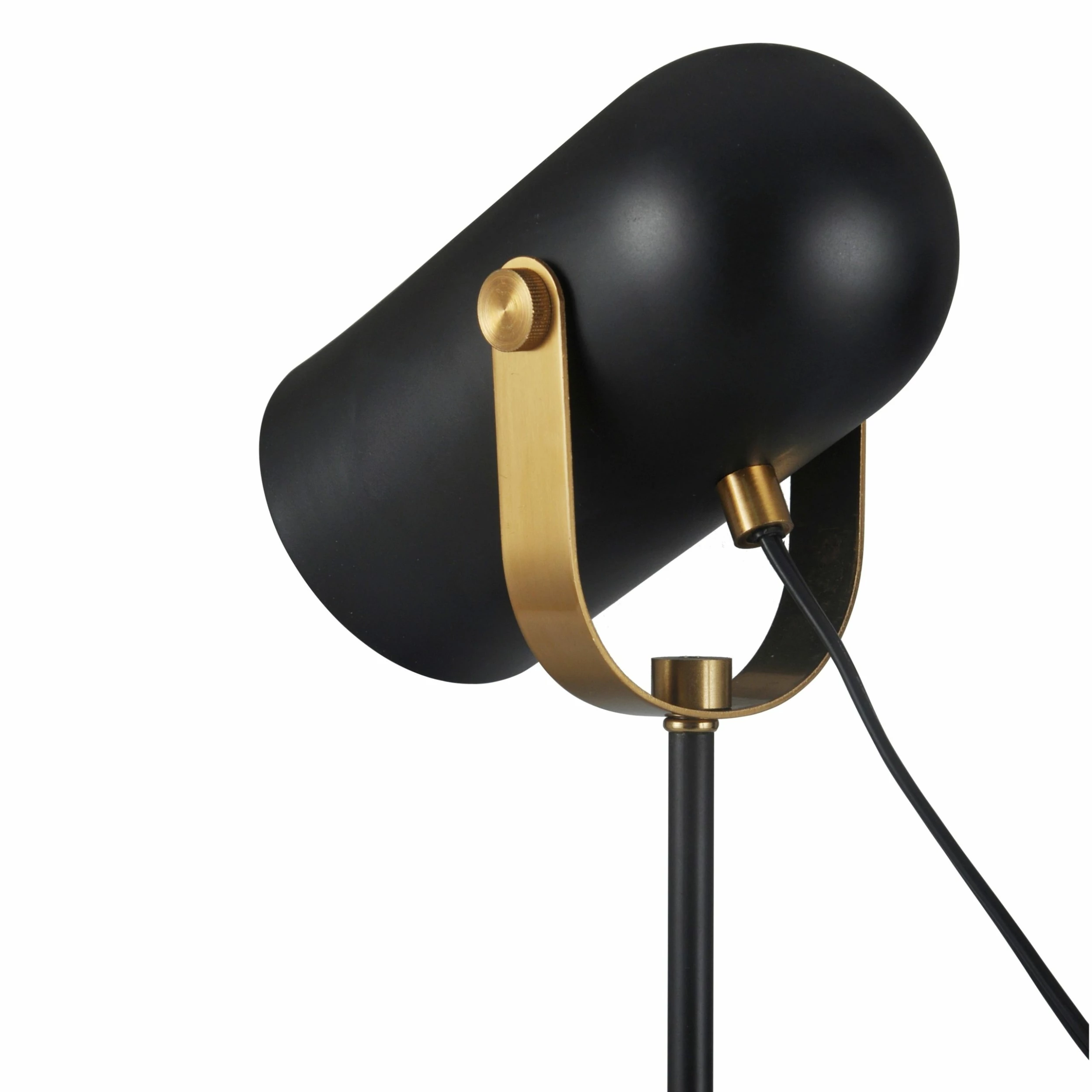 Promo 👍 StyleCraft Home Collection StyleCraft Matte Black Off Center Stem Task Lamp With Articulating Capsule Shade ⭐ - Image 3