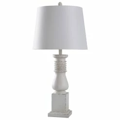 Best Pirce ✔️ StyleCraft Home Collection StyleCraft Old White Istress Turned Style Table Lamp 🔥