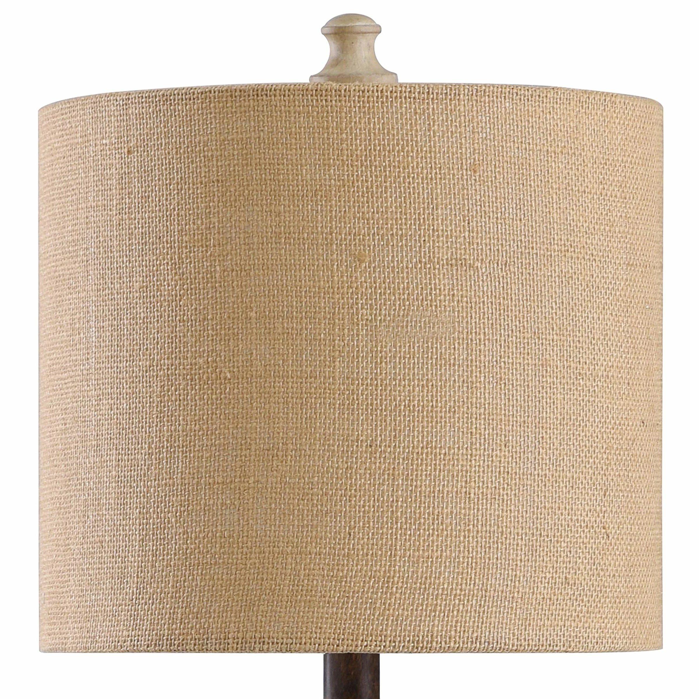 Deals π StyleCraft Home Collection StyleCraft Pamela Tan Table Lamp - Burlap Shade π - Image 3
