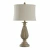 Hot Sale 🛒 StyleCraft Home Collection StyleCraft Poly Brown With Black Tint Table Lamp - Beige Shade 😍