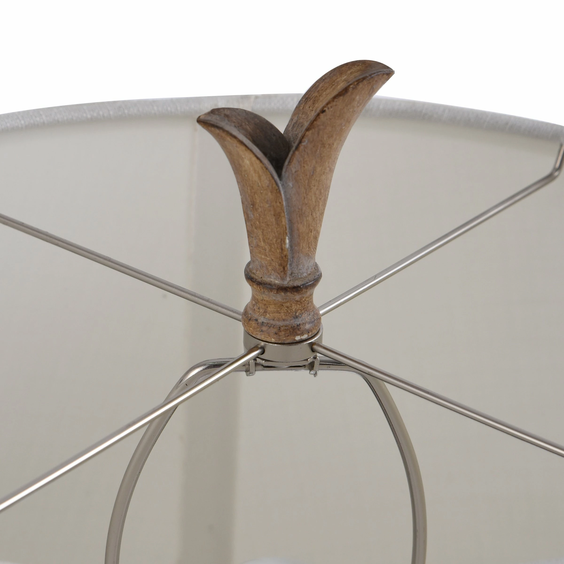 Deals โ StyleCraft Home Collection StyleCraft Porto Natural Wood Table Lamp - White Hardback Fabric Shade ๐งจ - Image 5