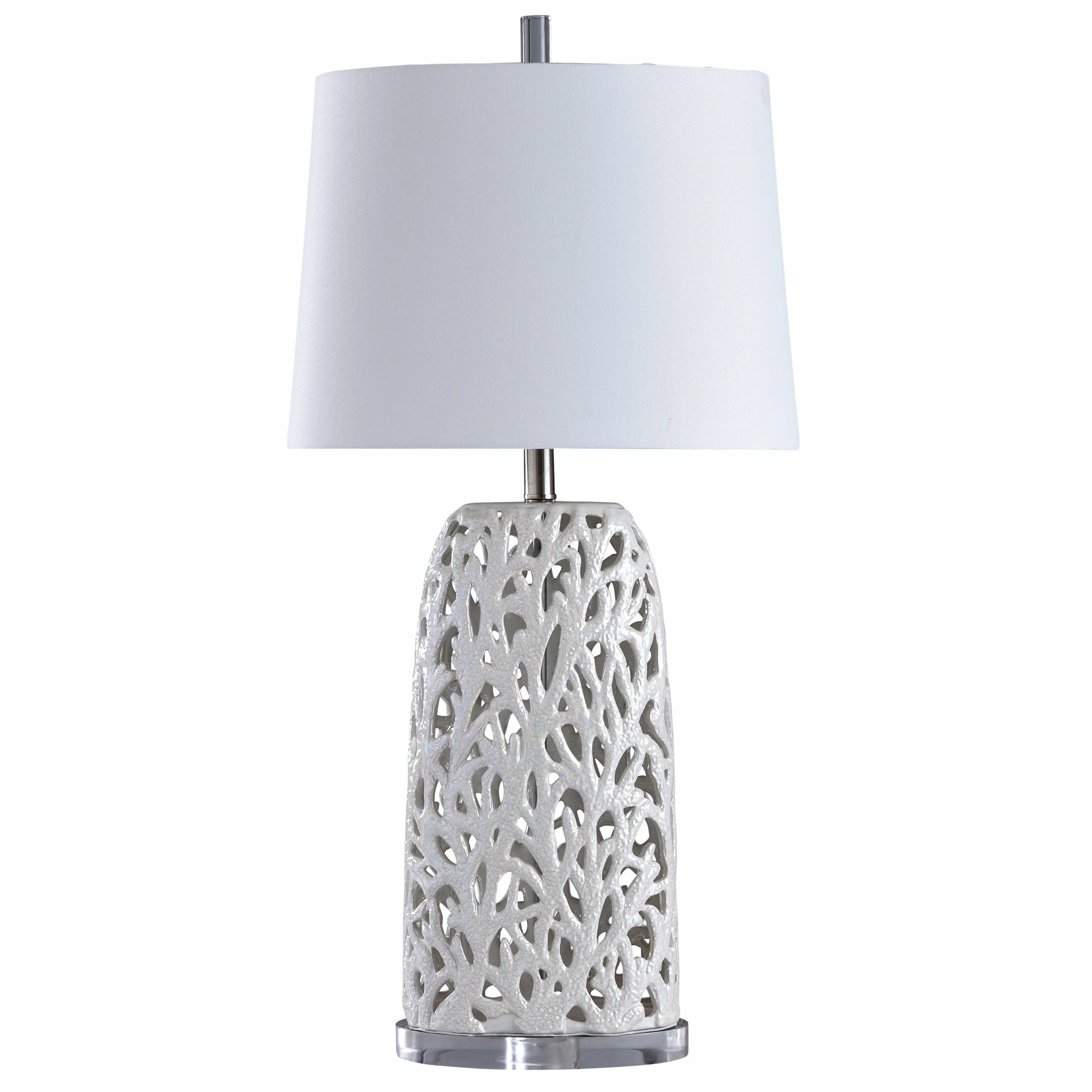 Flash Sale ๐คฉ StyleCraft Home Collection StyleCraft Anartia White Table Lamp - White Shade โค๏ธ