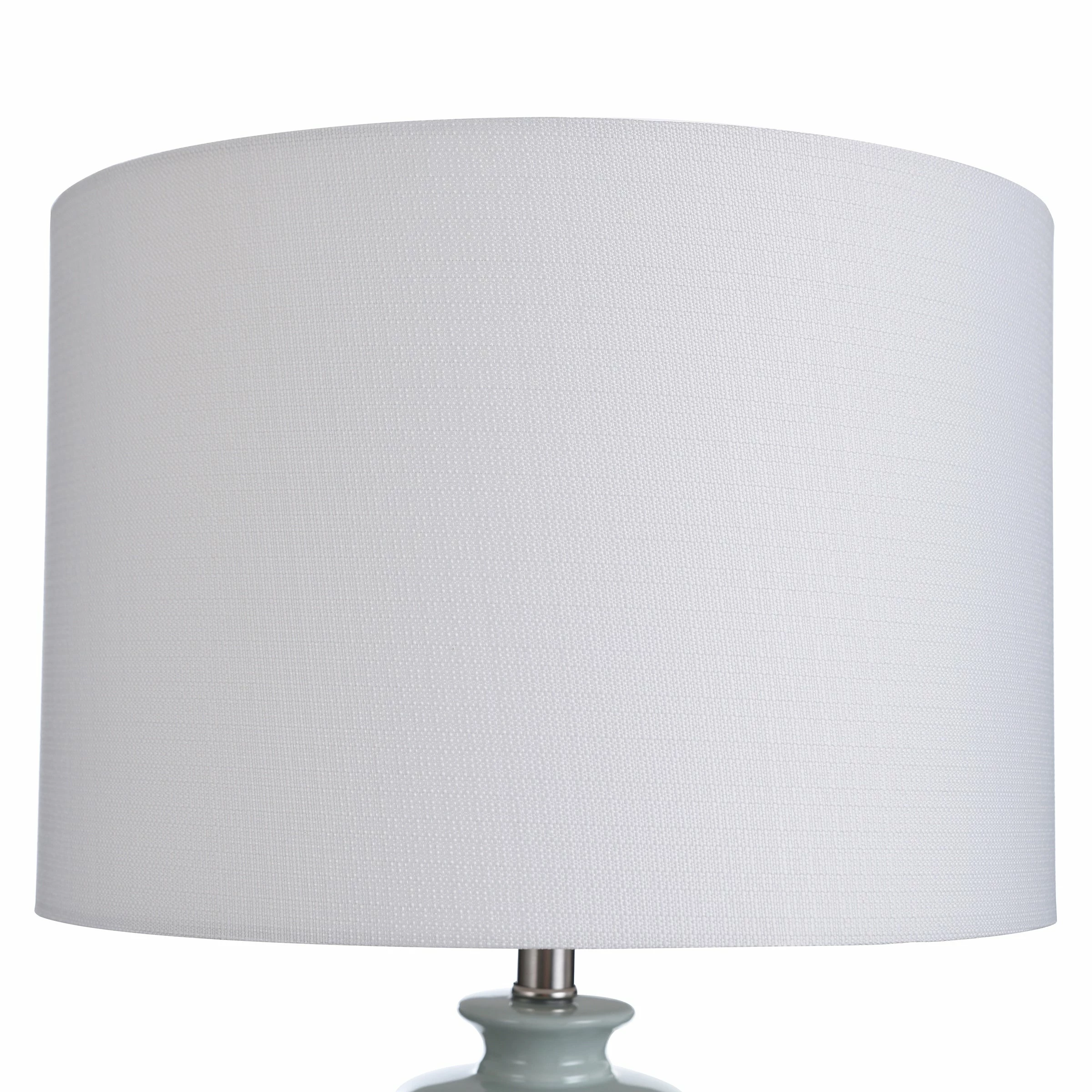 Best Pirce ๐ StyleCraft Home Collection StyleCraft Bedok Light Blue Round Textured Ceramic Table Lamp ๐ - Image 4
