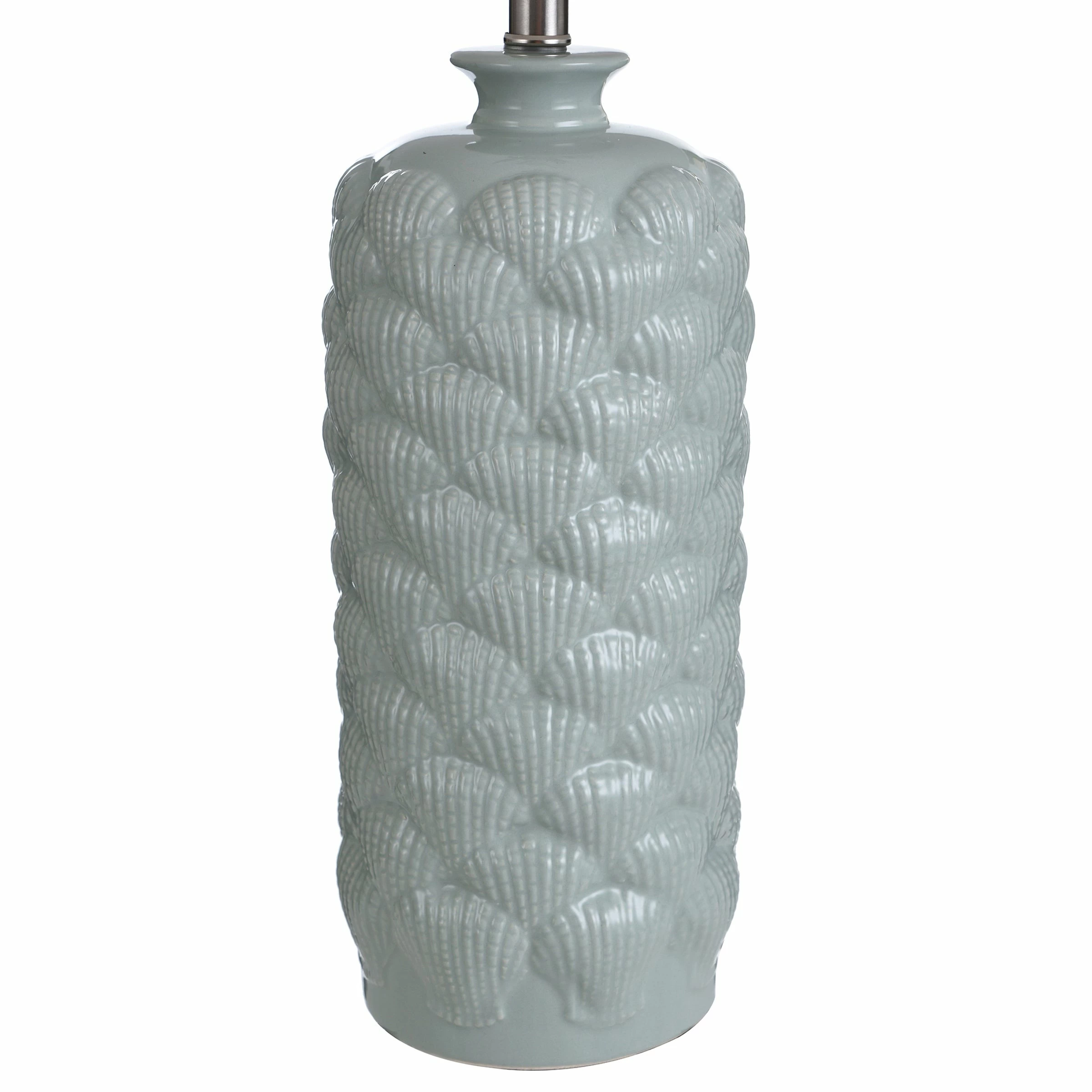 Best Pirce ๐ StyleCraft Home Collection StyleCraft Bedok Light Blue Round Textured Ceramic Table Lamp ๐ - Image 5