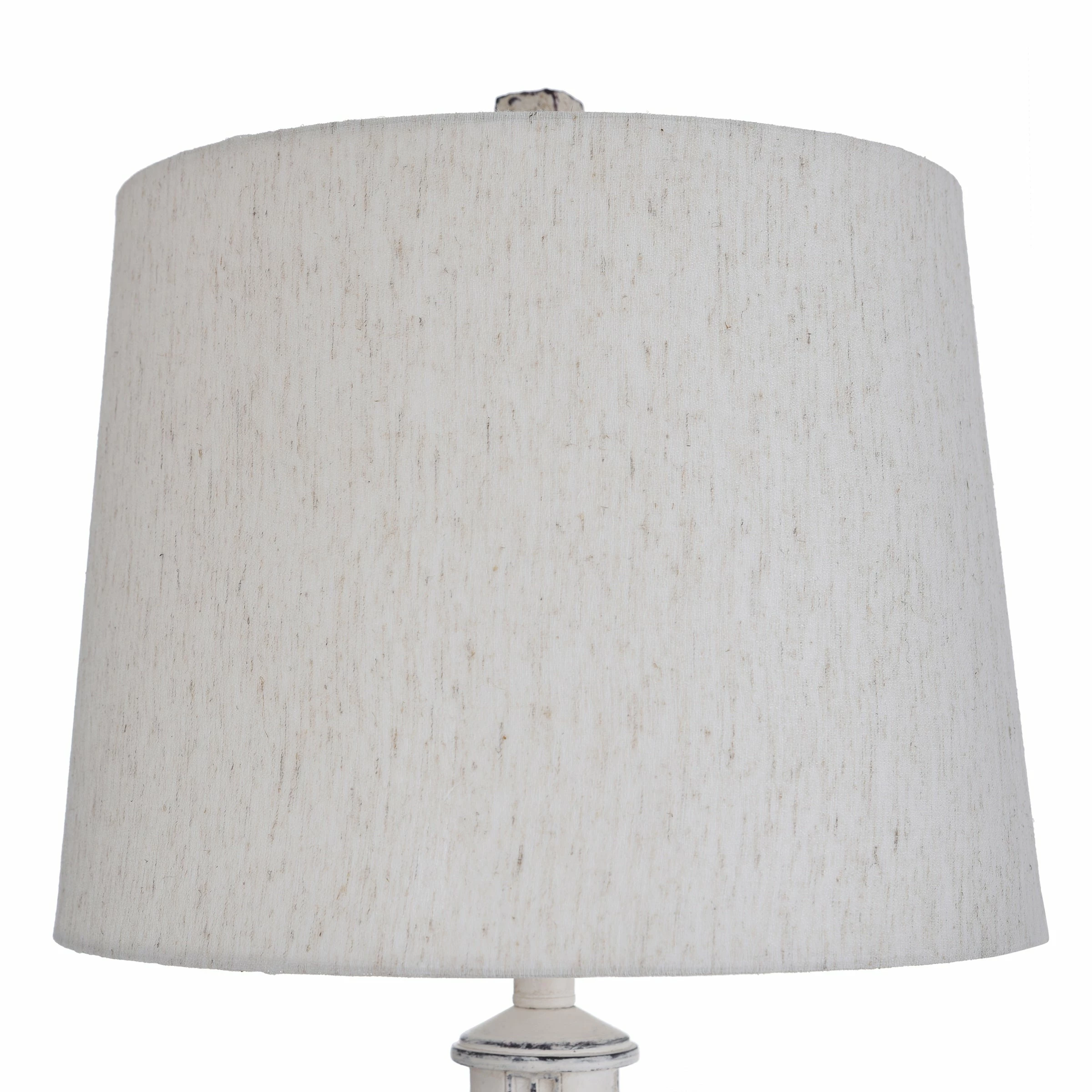 Buy ⌛ StyleCraft Home Collection StyleCraft Berwyn Distressed White Light House Table Lamp With Oatmeal Tapered Drum Shade 🤩 - Image 5