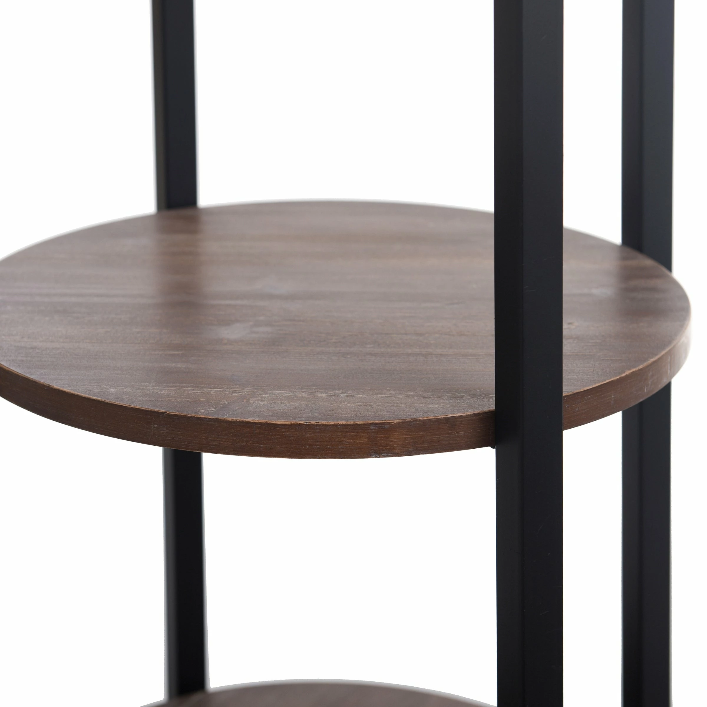 Wholesale ๐งจ StyleCraft Home Collection StyleCraft Black And Brown Four Hook ๐งฅ Coat Rack With Shelves ๐ - Image 5