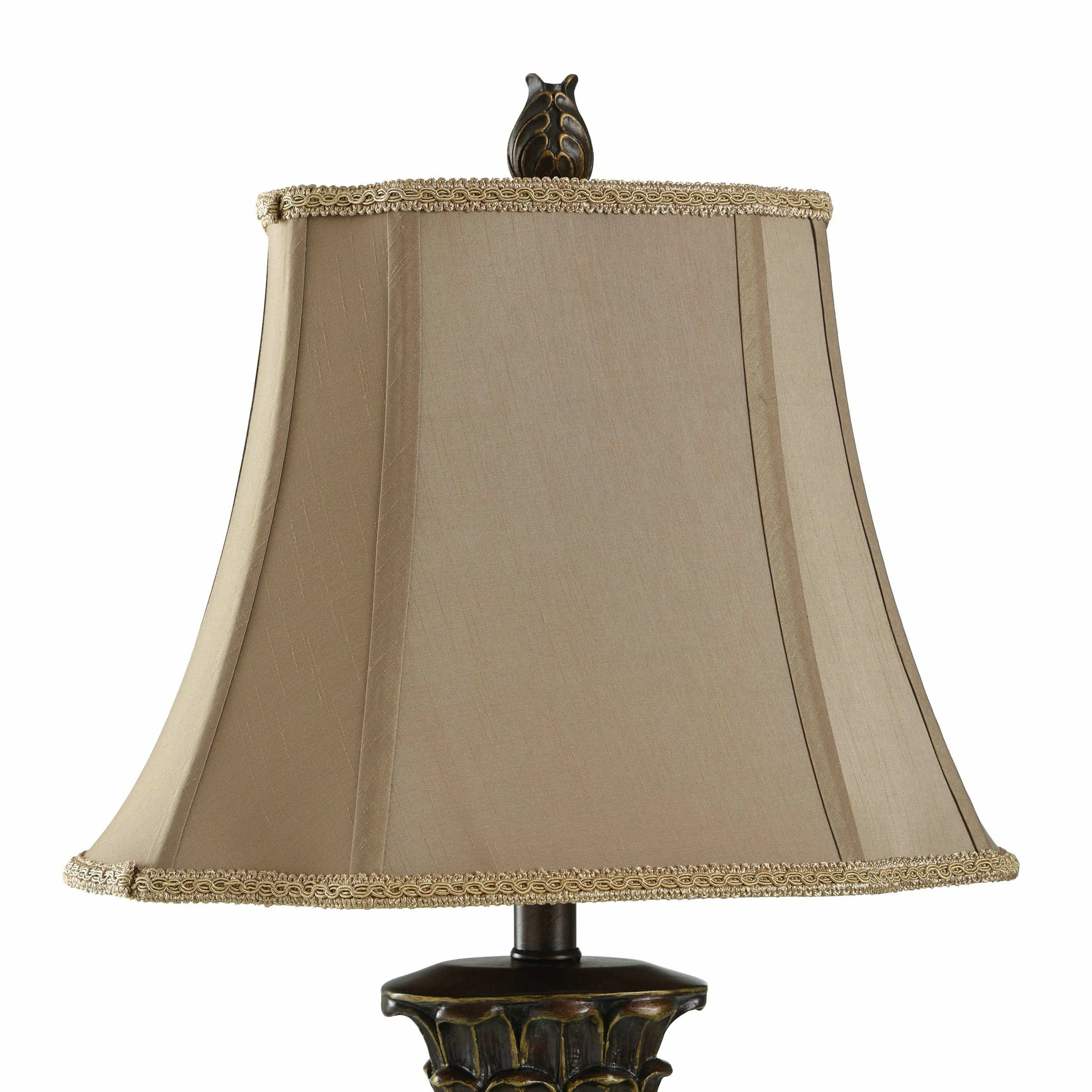 Brand new 🧨 StyleCraft Home Collection StyleCraft Blue And Gold Table Lamp - Taupe Fabric Shade ⭐ - Image 5