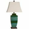 Best reviews of 👍 StyleCraft Home Collection StyleCraft Blue And Green Reactive Glaze Table Lamp 👍