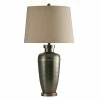 Cheapest 🛒 StyleCraft Home Collection StyleCraft Brewton Stainless Steel Table Lamp - Beige Hardback Fabric Shade 😍