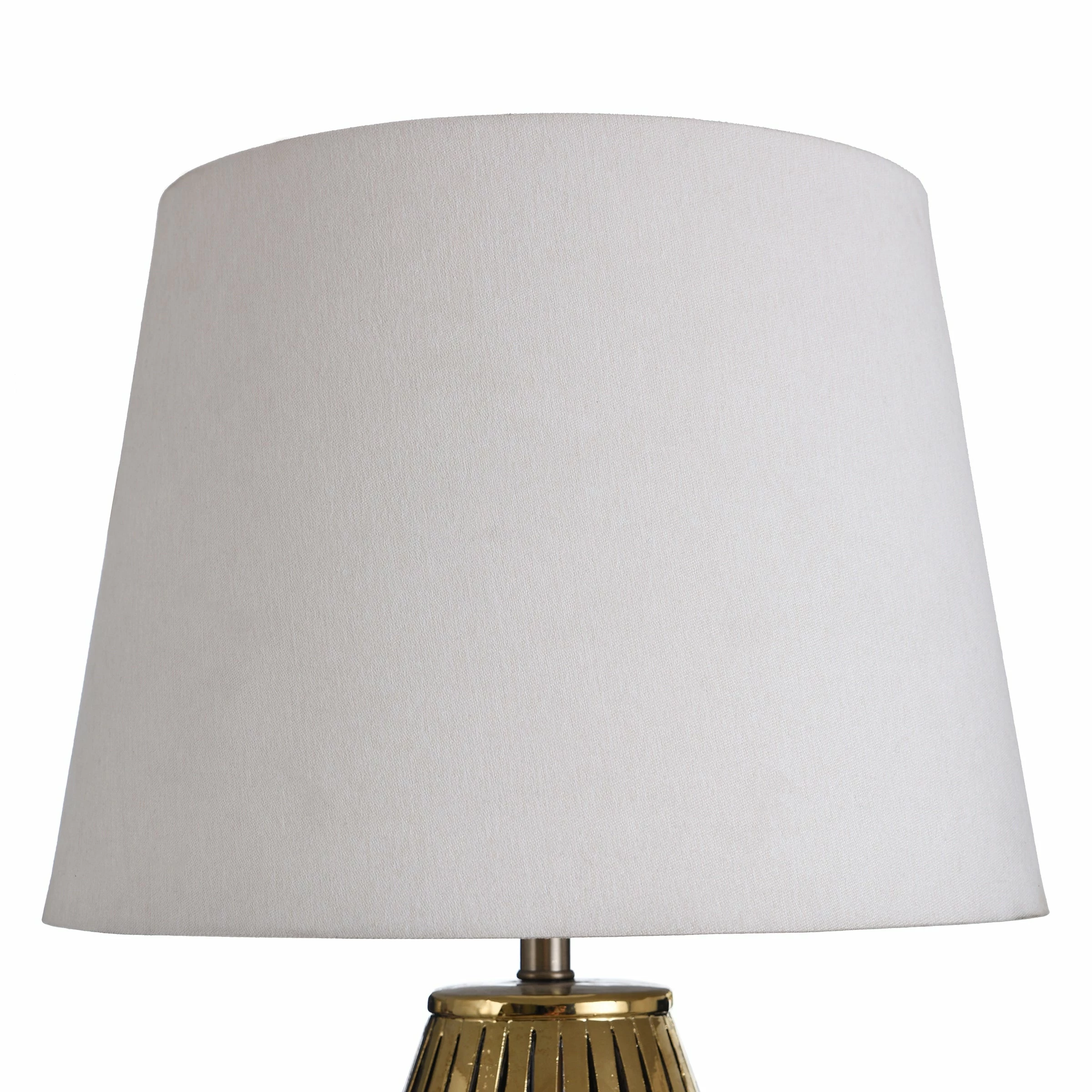 Budget 🤩 StyleCraft Home Collection StyleCraft Bromyard Gray Ceramic Column With Slotted Brass Top Table Lamp 😉 - Image 4