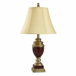 Top 10 🔥 StyleCraft Home Collection StyleCraft Bronze Gamet Table Lamp - Taupe Fabric Shade 💯