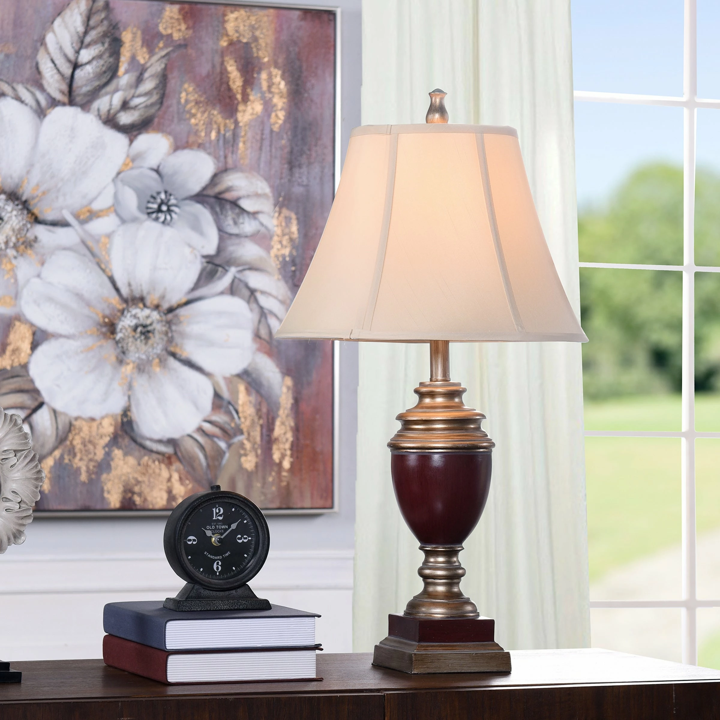 Top 10 ๐ฅ StyleCraft Home Collection StyleCraft Bronze Gamet Table Lamp - Taupe Fabric Shade ๐ฏ - Image 7