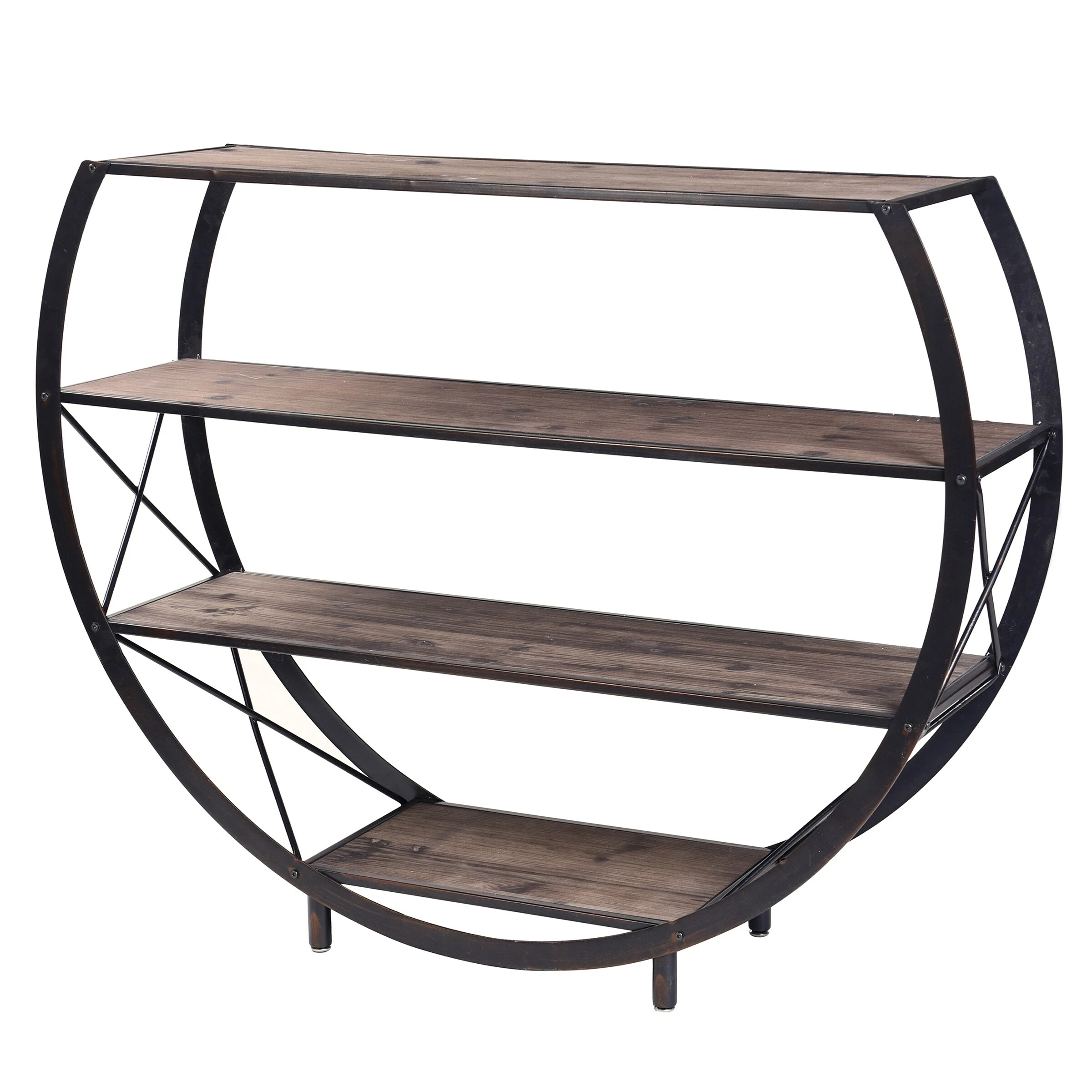 Brand new โจ StyleCraft Home Collection StyleCraft Bryan Keith Santa Monica Circle Bookcase ๐ - Image 4