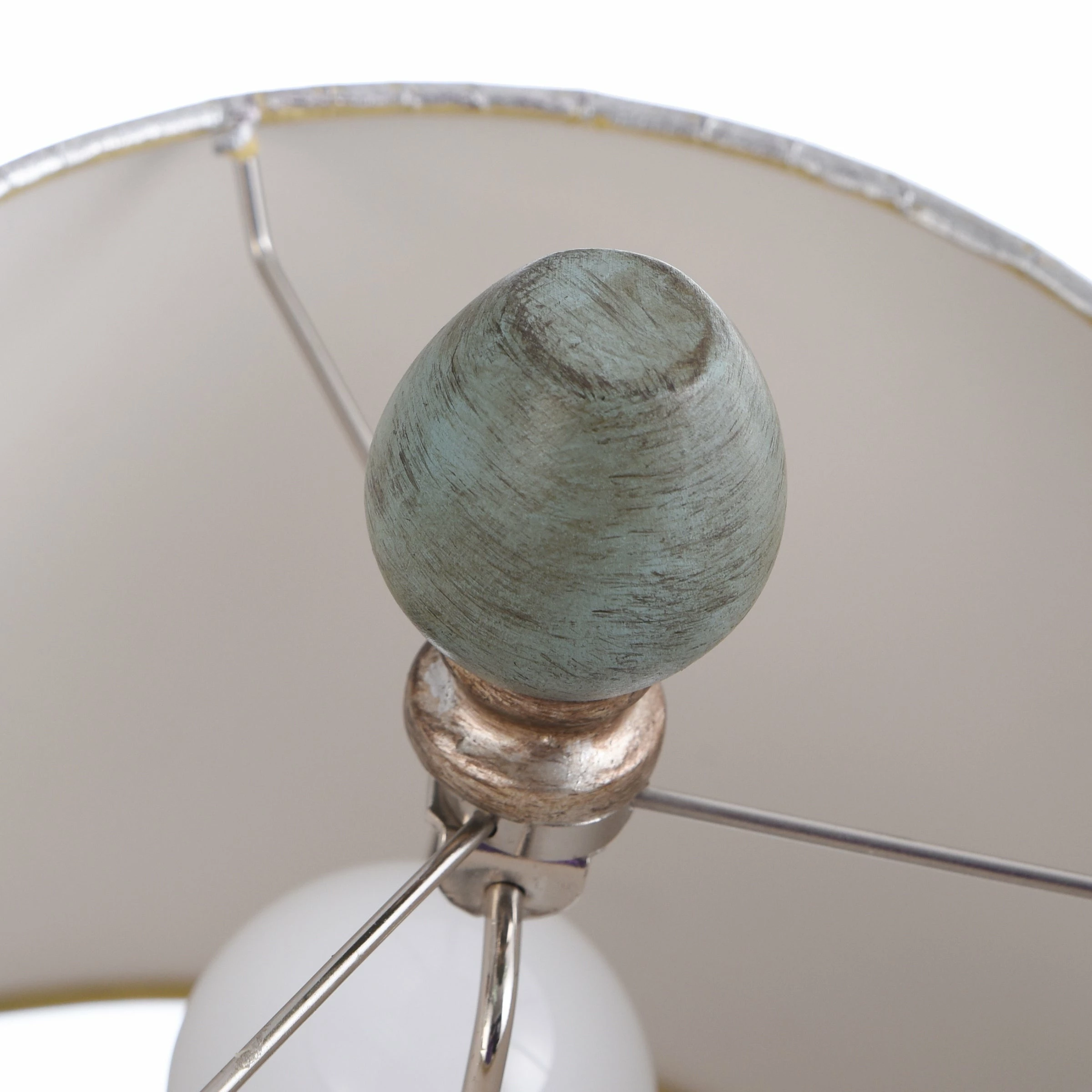 New 😍 StyleCraft Home Collection StyleCraft Chelsea Blue Accent Table Lamp - Chelsea Blue Hardback Fabric Shade ✔️ - Image 5