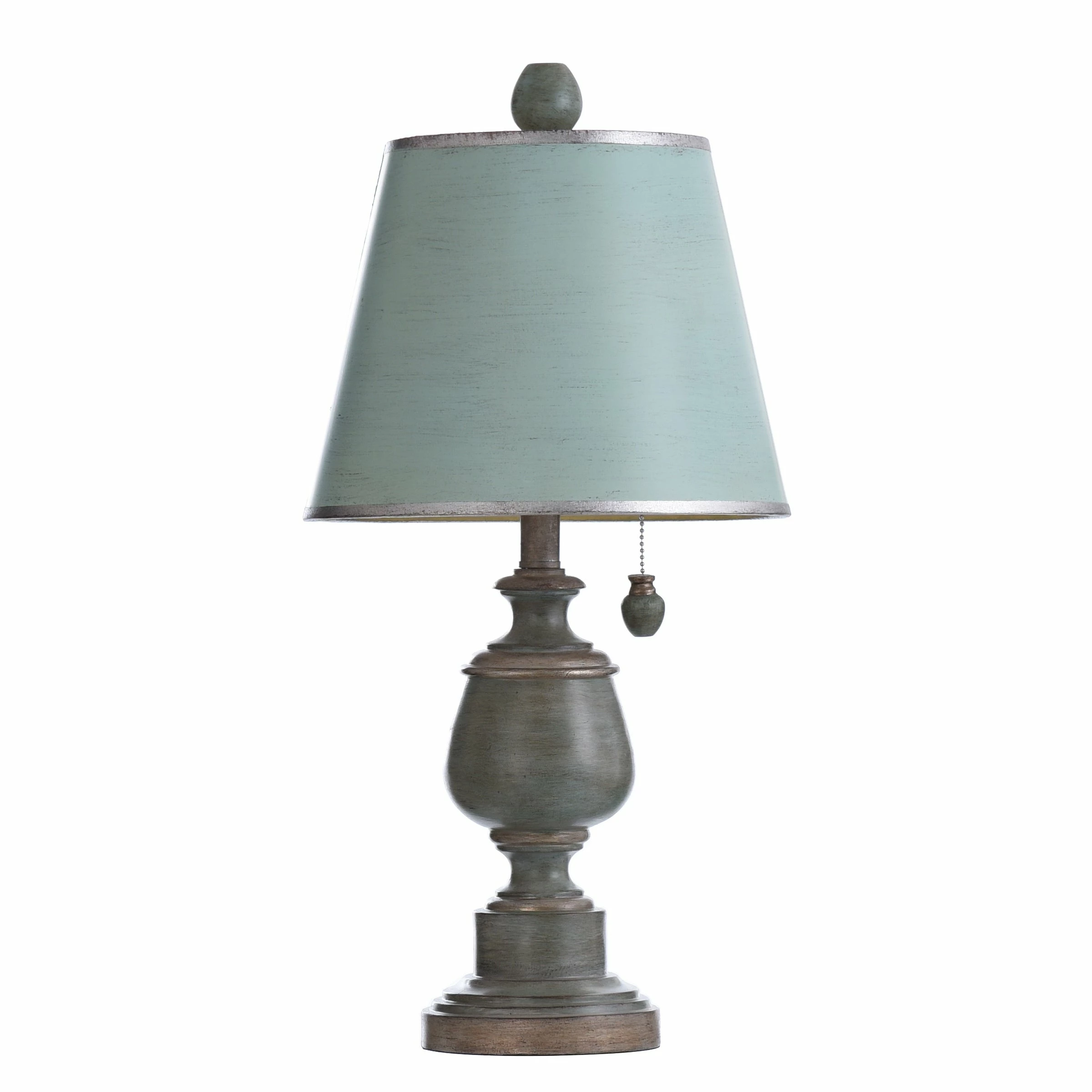 New 😍 StyleCraft Home Collection StyleCraft Chelsea Blue Accent Table Lamp - Chelsea Blue Hardback Fabric Shade ✔️