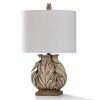 Outlet 👍 StyleCraft Home Collection StyleCraft Cleobury Beige And Coffee Table Lamp With White And Heathered Oatmeal Shade 🔔