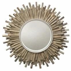 Best deal ⌛ StyleCraft Home Collection StyleCraft Complex Natural Wood Wall Mirror ⭐